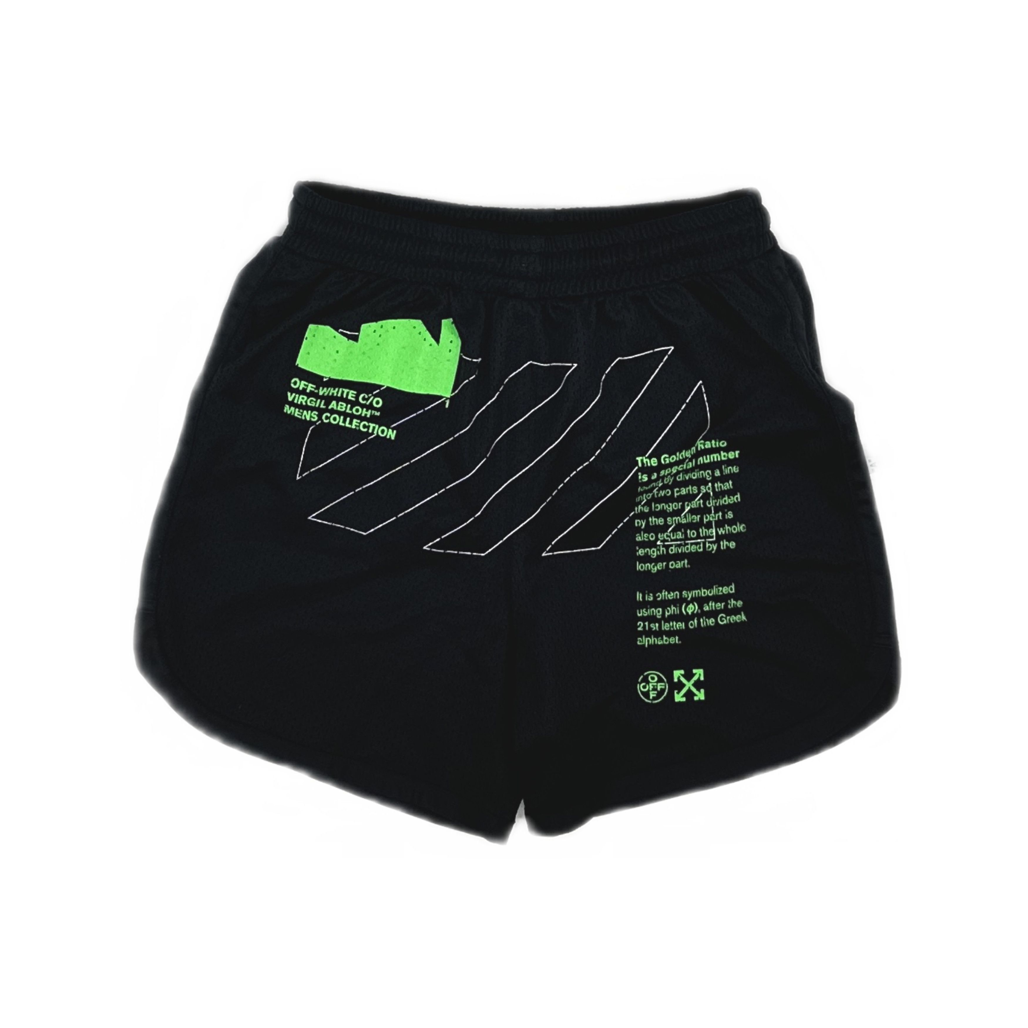 Off-White OFF-WHITE Golden Ratio Print Shorts Size S Size US 30 / EU 46 - 1 Thumbnail