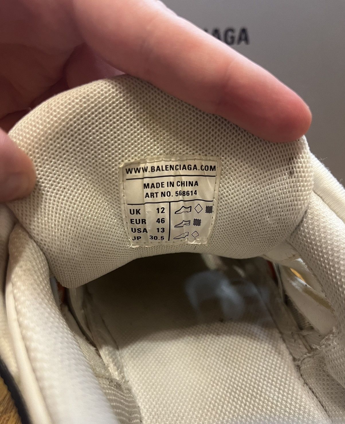 Balenciaga Balenciaga Track 2 Sneaker (White, Blue, Red) Size US 13 / EU 46 - 7 Thumbnail