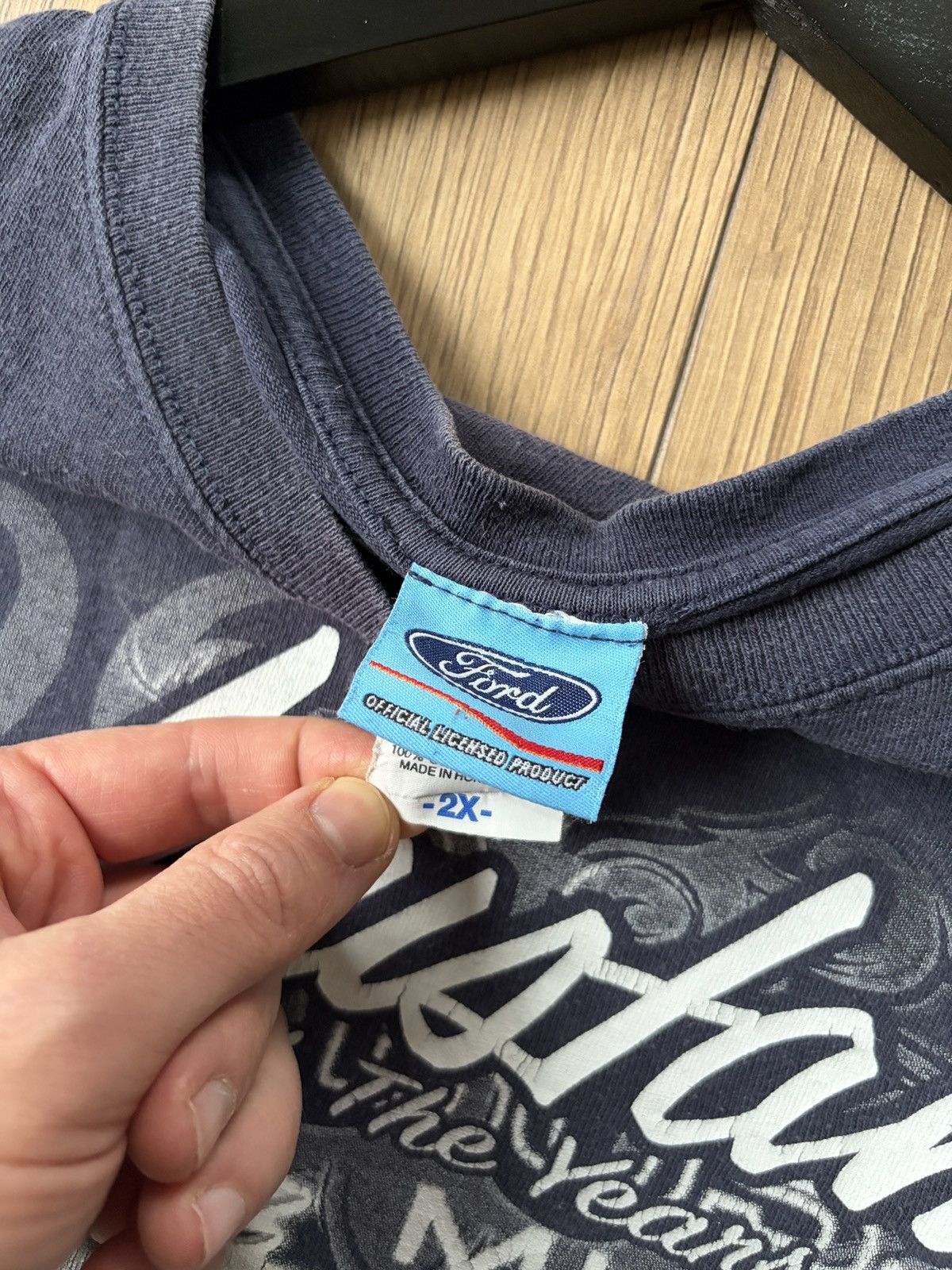 Ford Vintage Boxy Ford Mustang Faded T-shirt Size US XXL / EU 58 / 5 - 8 Thumbnail