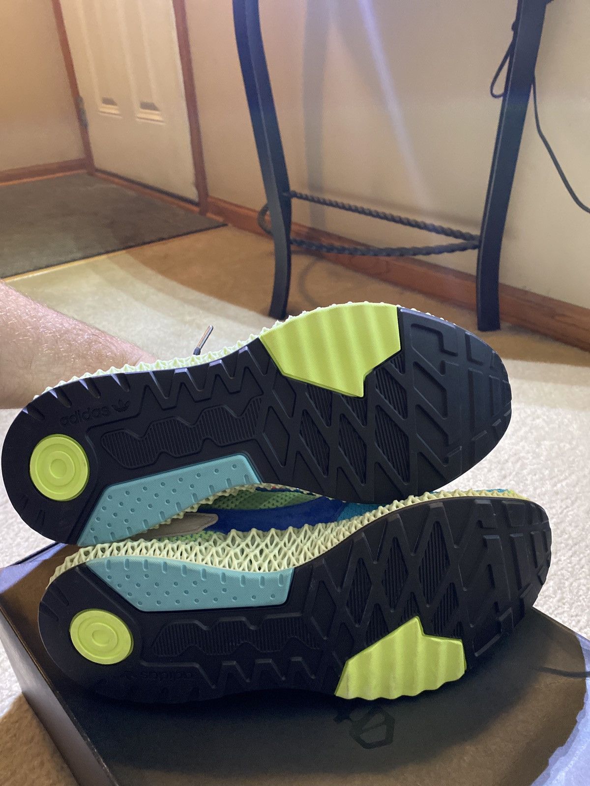 Adidas Adidas ZX 4000 4D ‘Easy Mint’ Size US 12 / EU 45 - 5 Thumbnail
