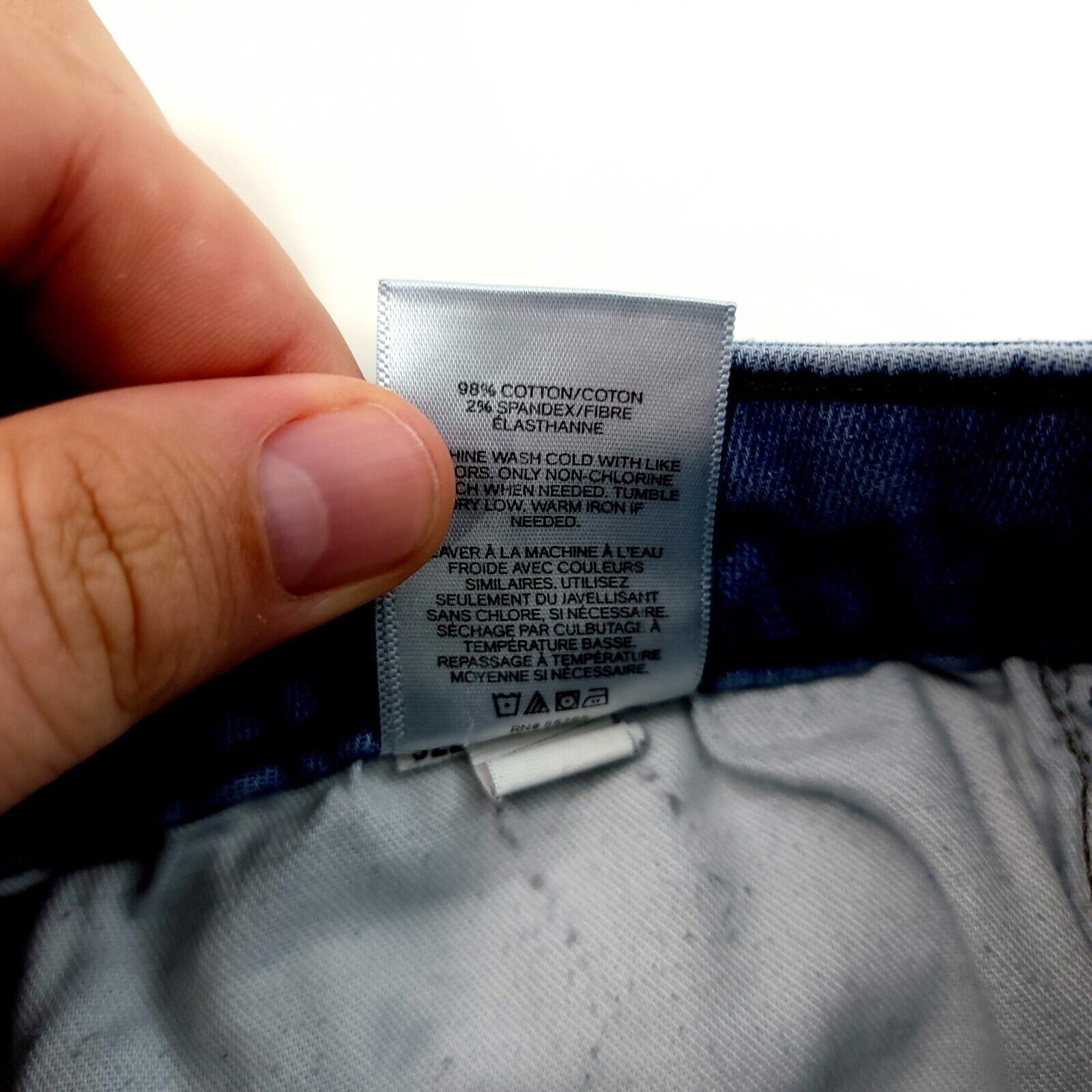 Express DAMAGED Express Light Blue Stone Wash Whisker Mid Rise Denim Size US 30 / EU 46 - 9 Thumbnail