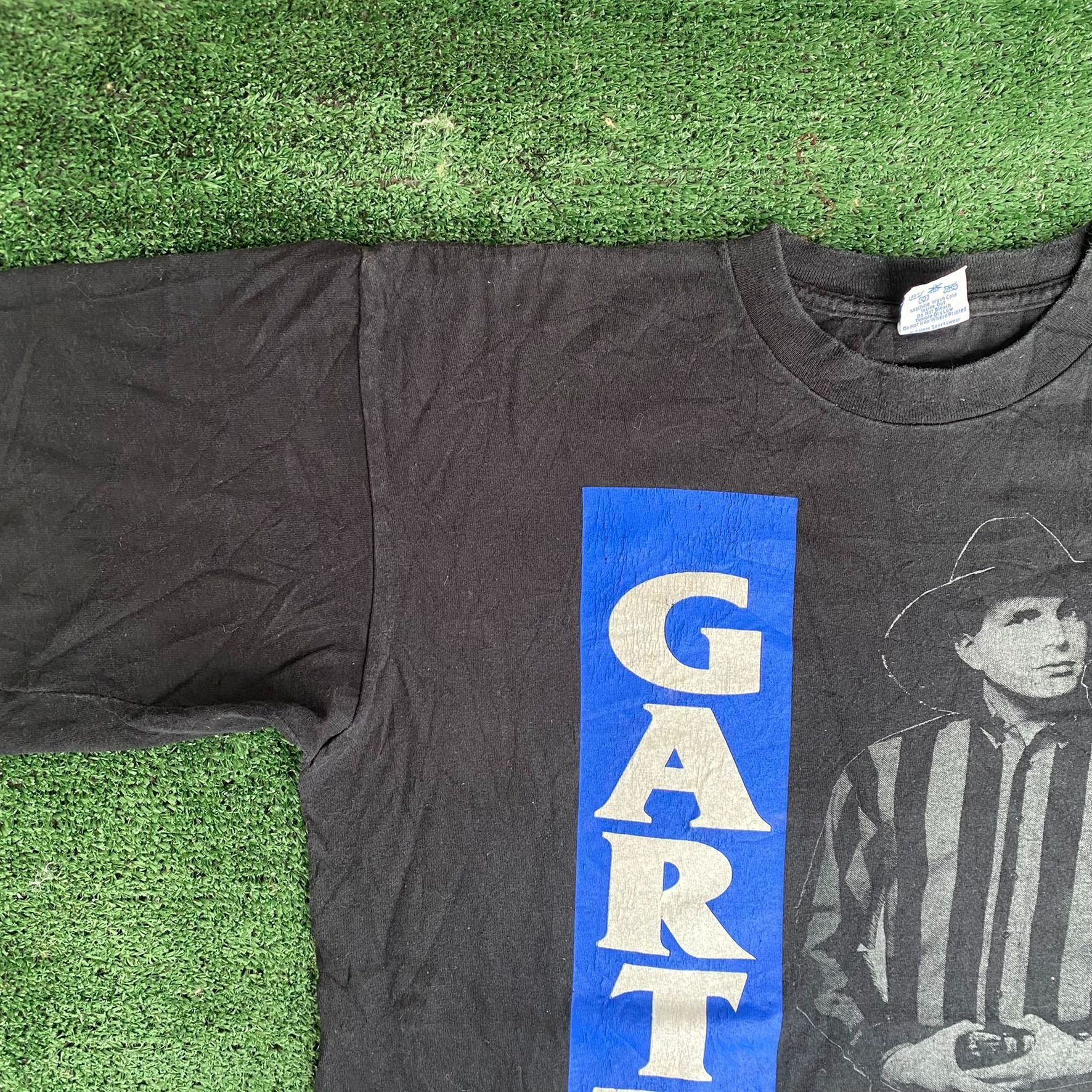 Band Tees Vintage 90s Garth Brooks Shirt Country Music Singer Black Te Size US XL / EU 56 / 4 - 2 Thumbnail