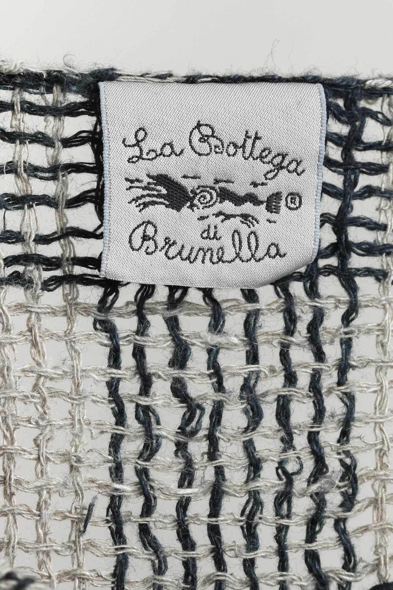 Other La Bottega di Brunella Loose Weave Green Check Linen Top Size ONE SIZE - 4 Thumbnail