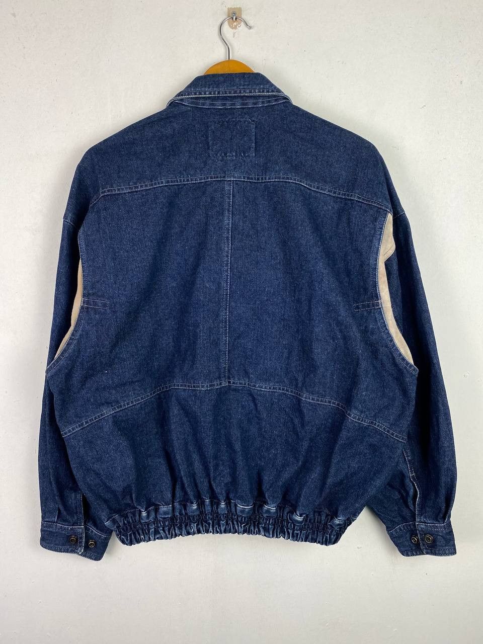 Japanese Brand vintage japanese brand denim jacket bomber style Size US XXL / EU 58 / 5 - 9 Thumbnail