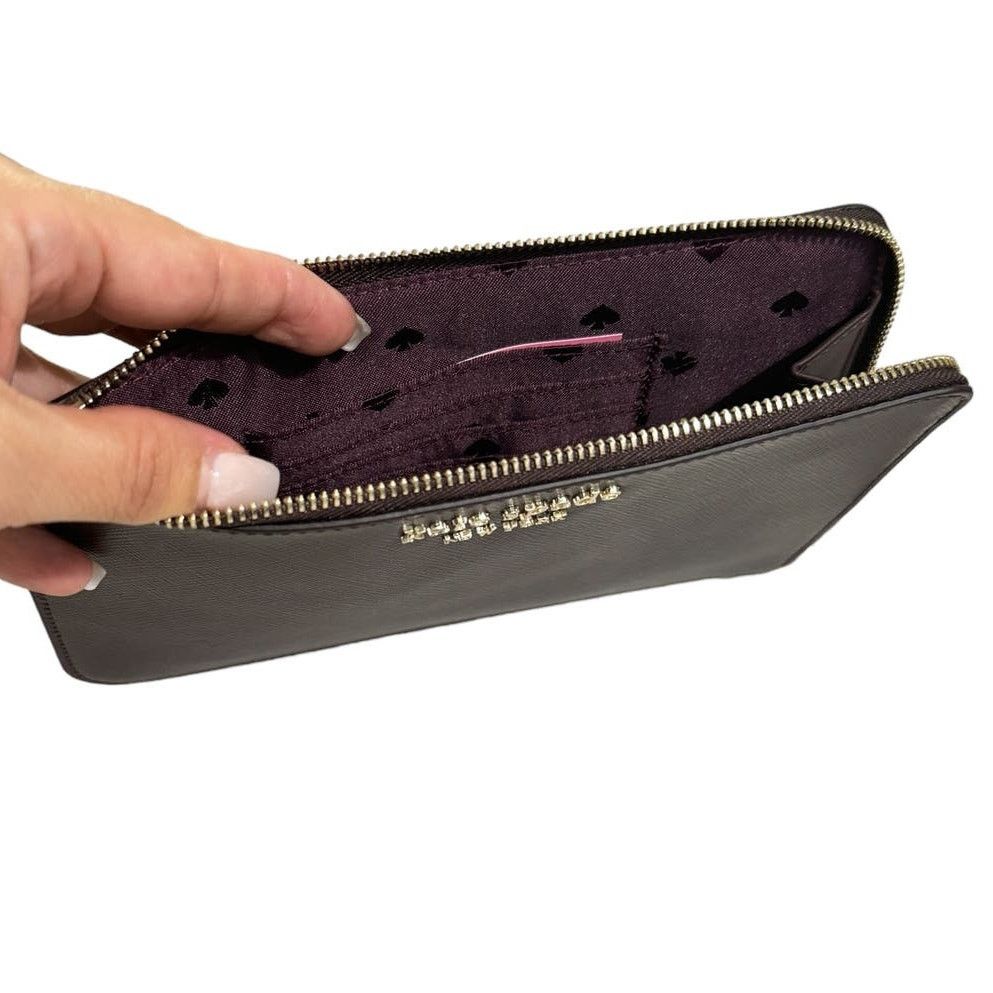 Kate Spade Kate Spade cameron medium wristlet In chocolate (New) Size ONE SIZE - 3 Thumbnail
