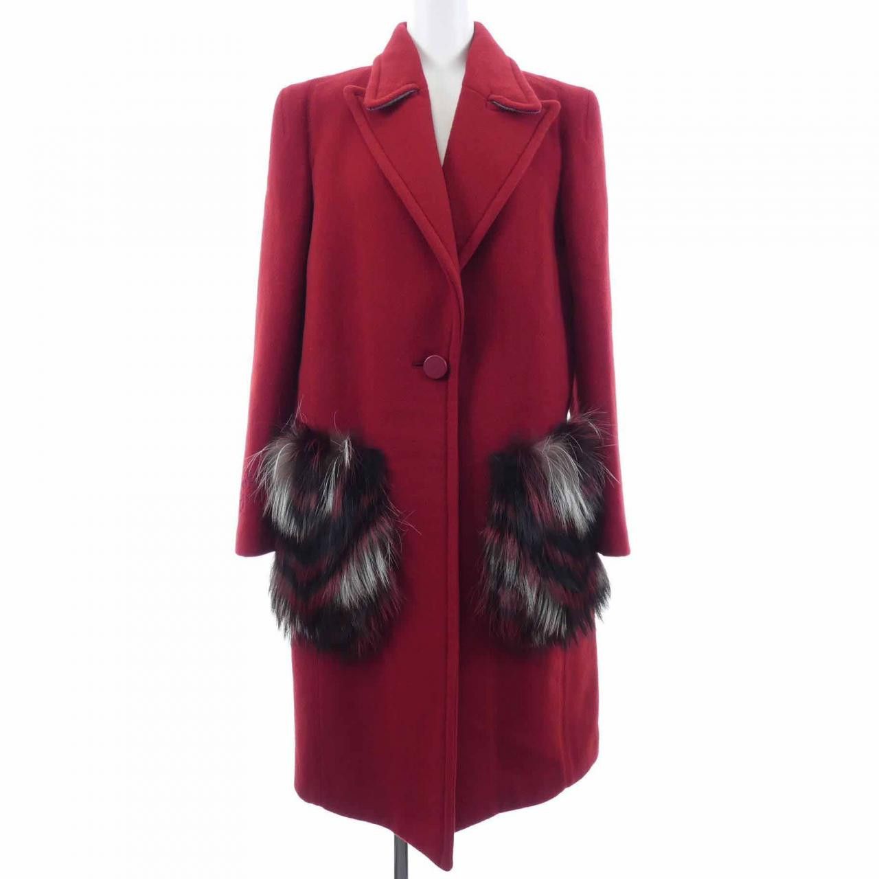 Fendi Fendi Fendi Fur Pocket Coat Fur Outerwear FF5861A5G0 DUTY FREE for USA Size ONE SIZE - 1 Thumbnail