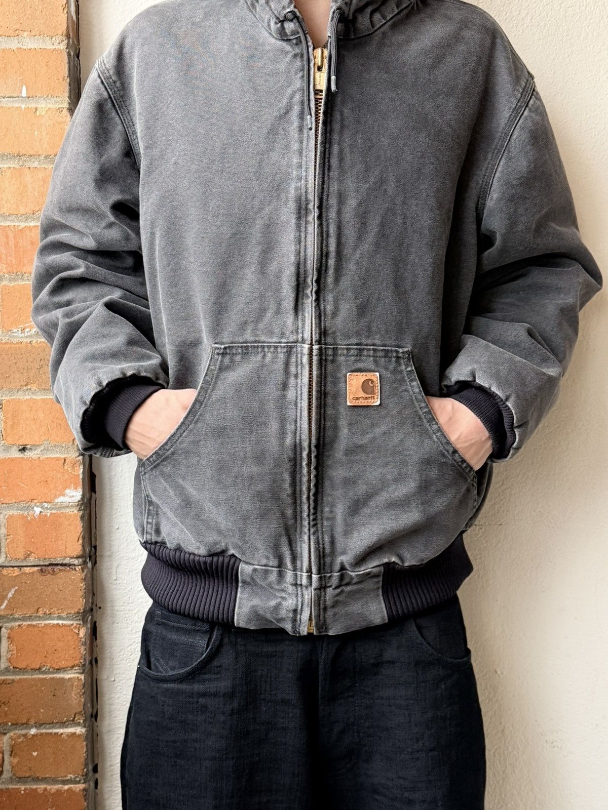 Carhartt Carhartt Distressed Work Wear Jacket Size US M / EU 48-50 / 2 - 2 Thumbnail