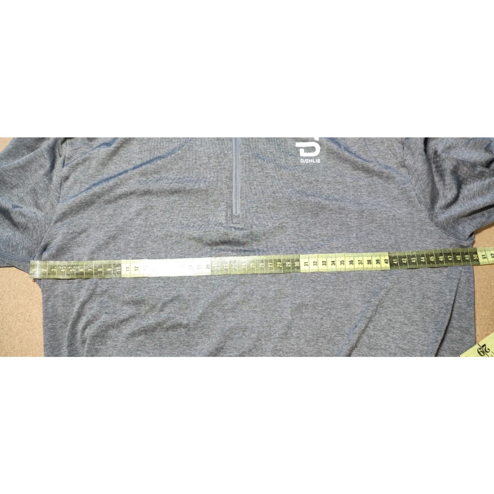 Layer 8 Bjorn Daehlie Mens Base Layer Shirt Large Outdoor Thermal 1/4 Zip Gray Size US L / EU 52-54 / 3 - 6 Thumbnail