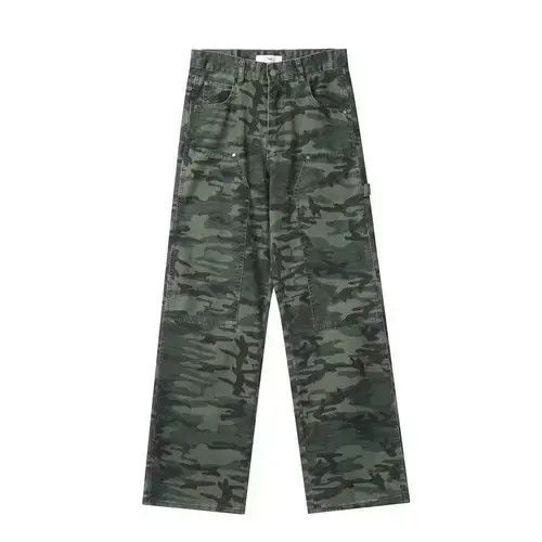 Jean y2k pattern skate hiphop pants Size US 30 / EU 46 - 4 Thumbnail