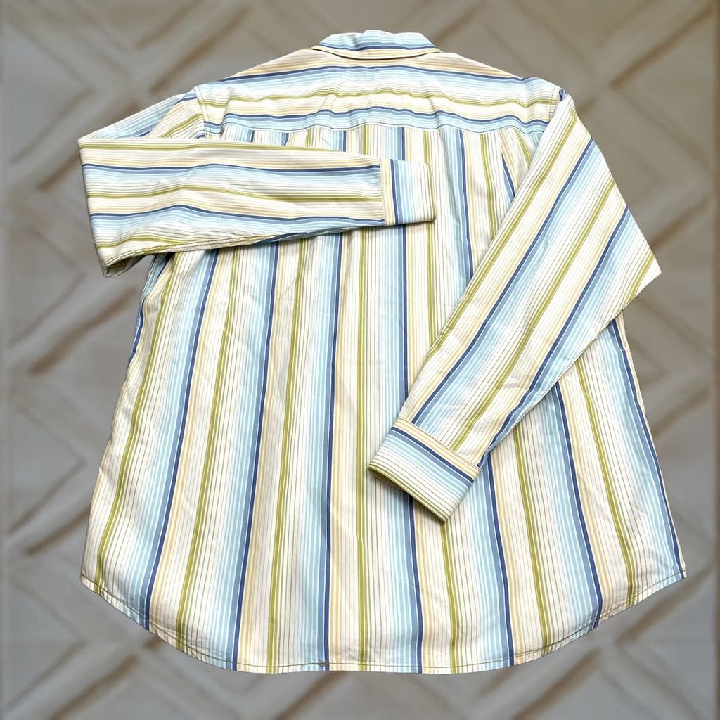Tommy Bahama Tommy Bahama Button Up Shirt Mens M Multicolor Striped Cotton Long Sleeve Top Size M / US 6-8 / IT 42-44 - 1 Thumbnail
