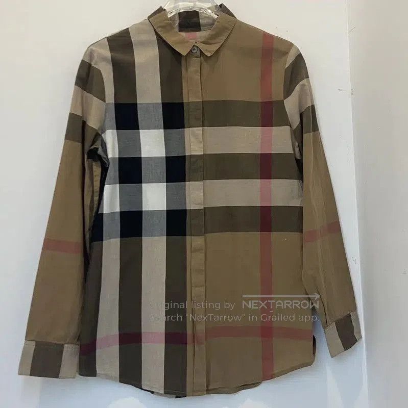 Burberry Burberry Colorful Cotton Long Sleeve Shirt. Size XS / US 0-2 / IT 36-38 - 1 Thumbnail