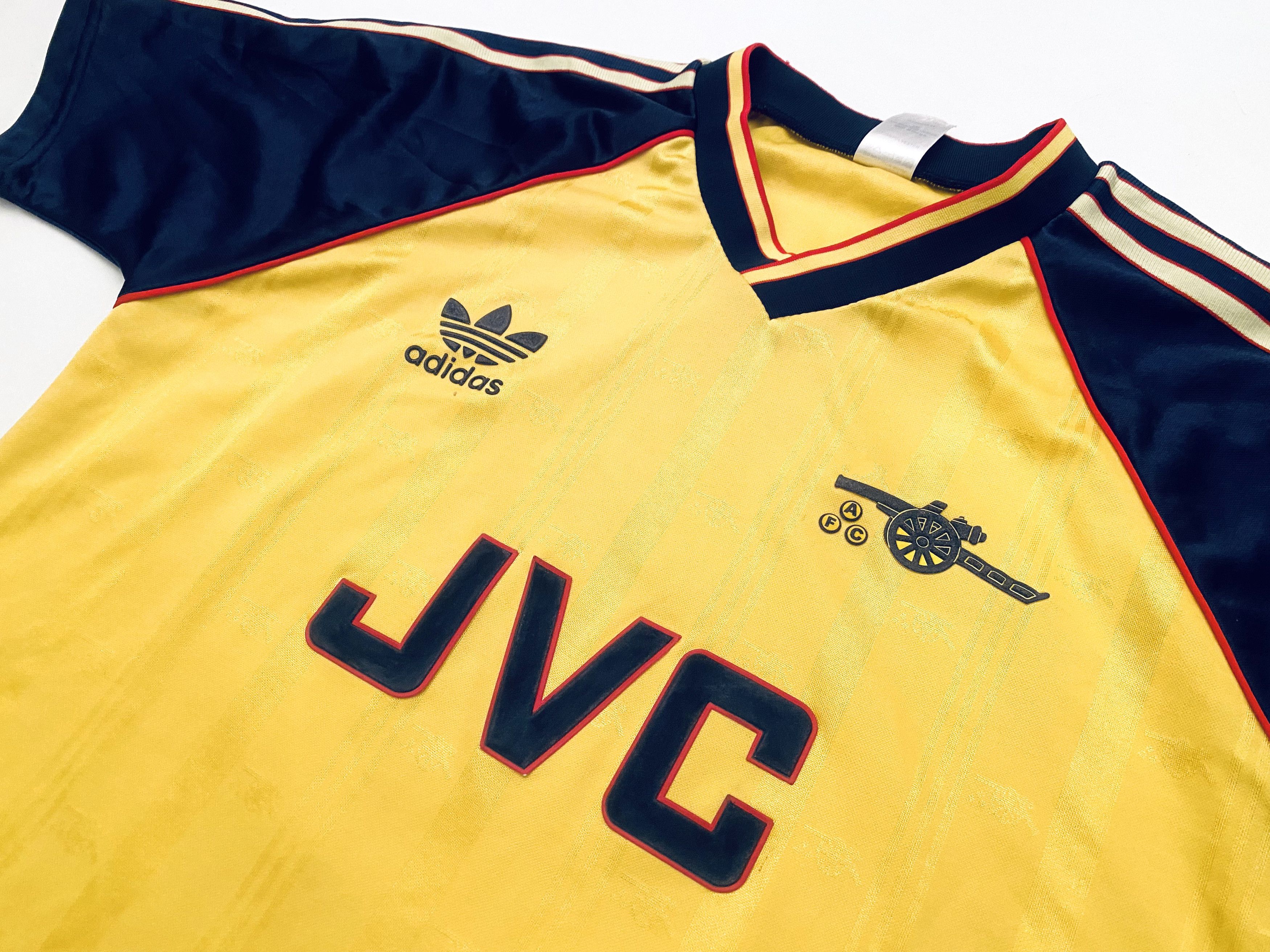 Adidas Arsenal Away Football Shirt 1988 - 1991 Size US M / EU 48-50 / 2 - 4 Thumbnail