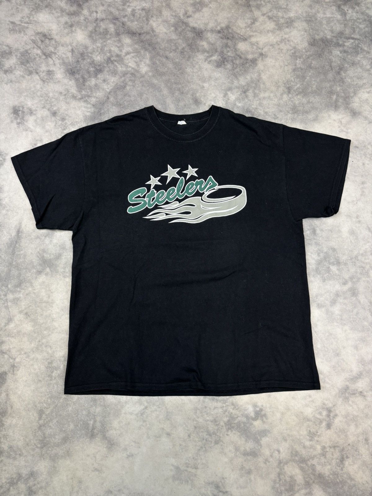 NHL × Vintage Pittsburgh Steelers Brown 4 t shirt graphic mlb nba y2k 90s Size US L / EU 52-54 / 3 - 1 Thumbnail