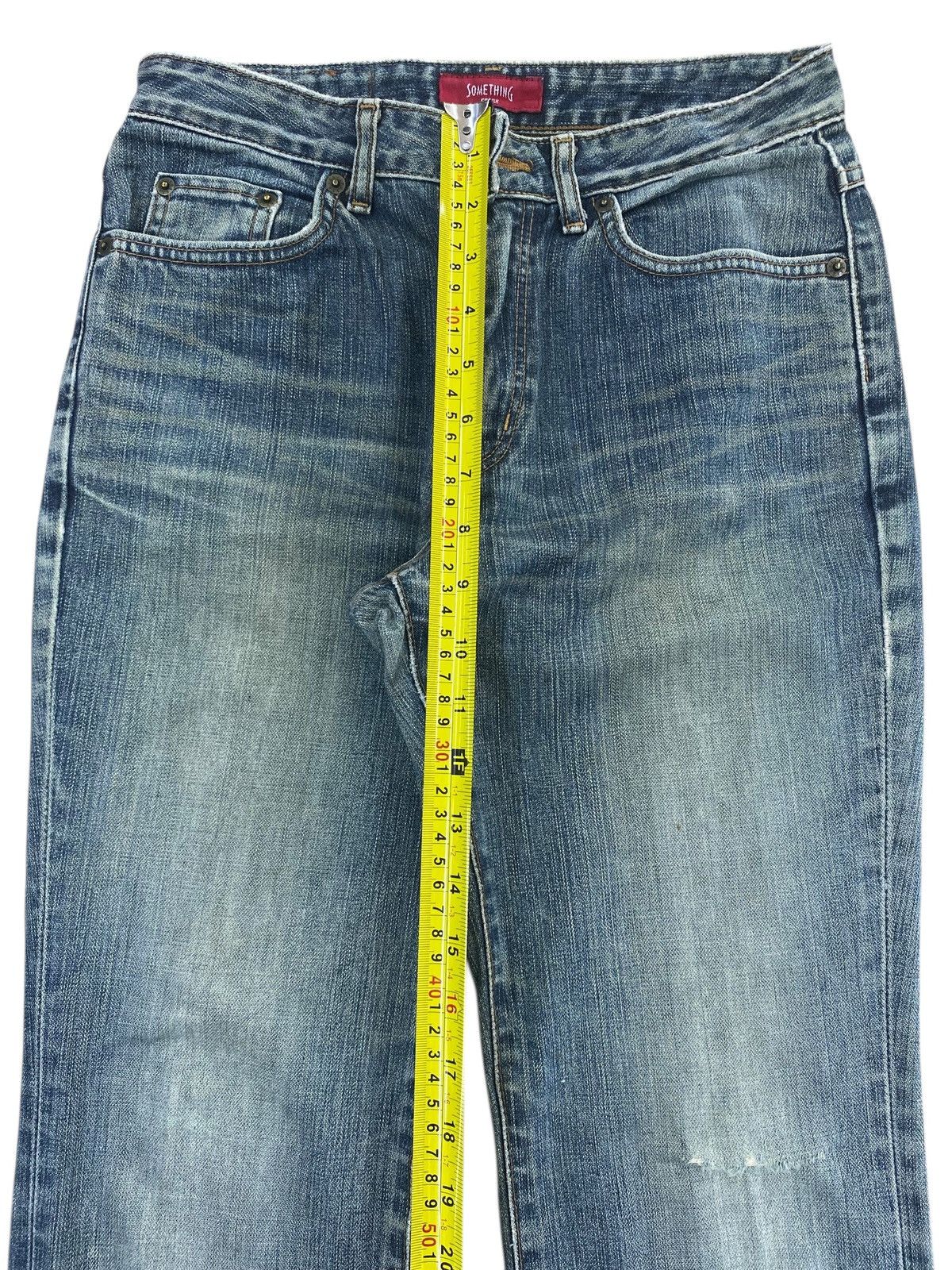 Edwin Edwin Light Blue Wash Ripped Style Bootcut Jeans Size US 26 / EU 42 - 6 Thumbnail