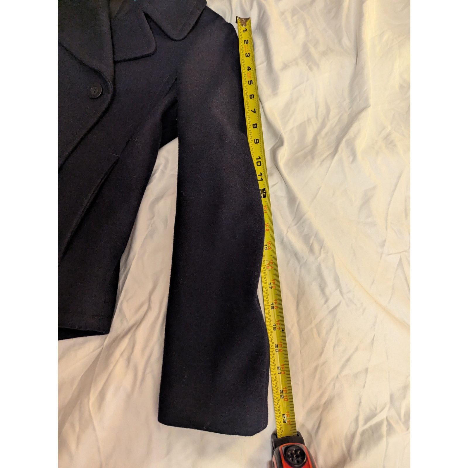 United Colors Of Benetton United Colors of Benetton Pea Coat 38 Wool Made in Italy Size S / US 4 / IT 40 - 5 Thumbnail