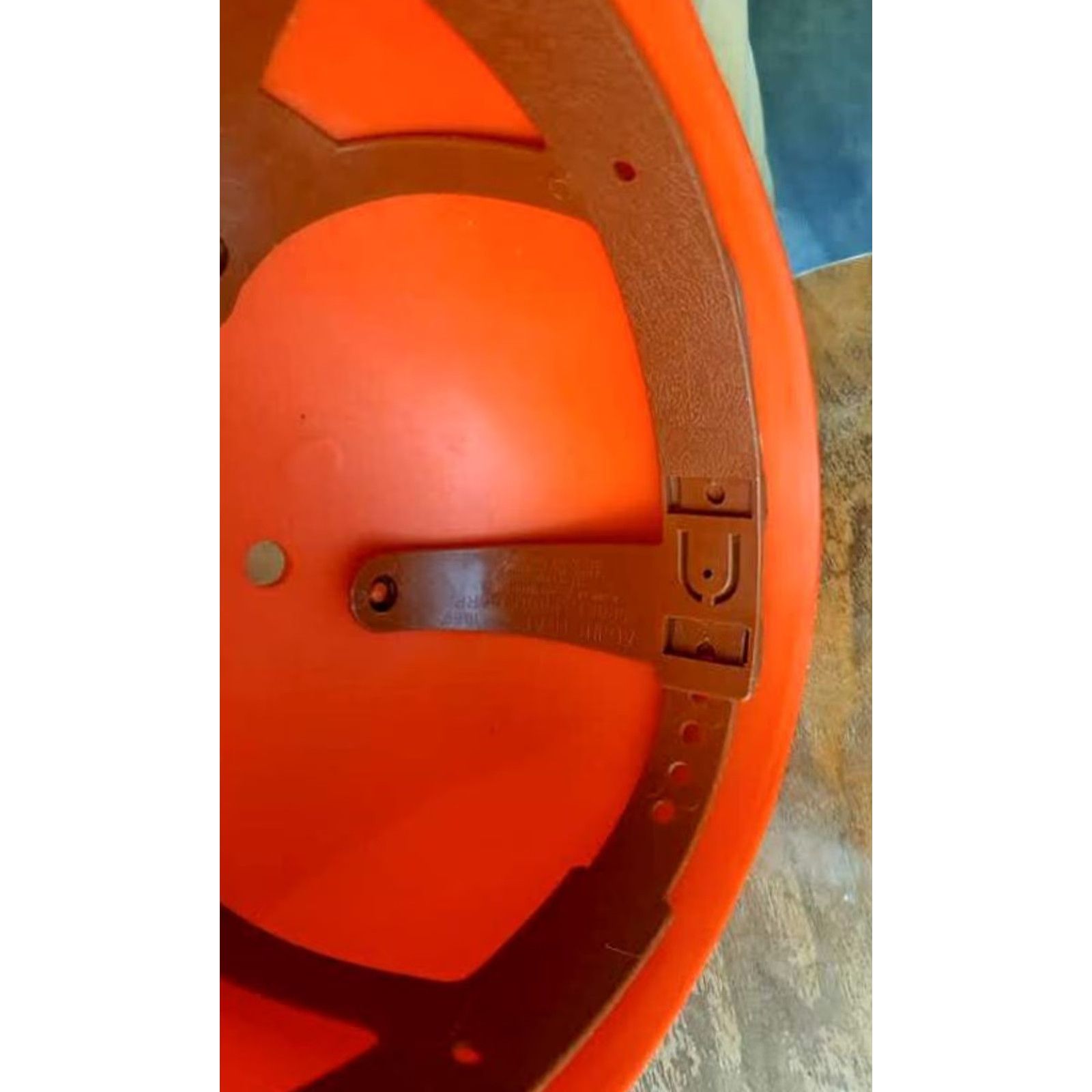 Vintage LAICH Houston Astros Baseball Adjustable Batting Helmet Cap Orange Unisex Adults Size Adjustable Plastic 1969 Style Solid Size ONE SIZE - 4 Thumbnail