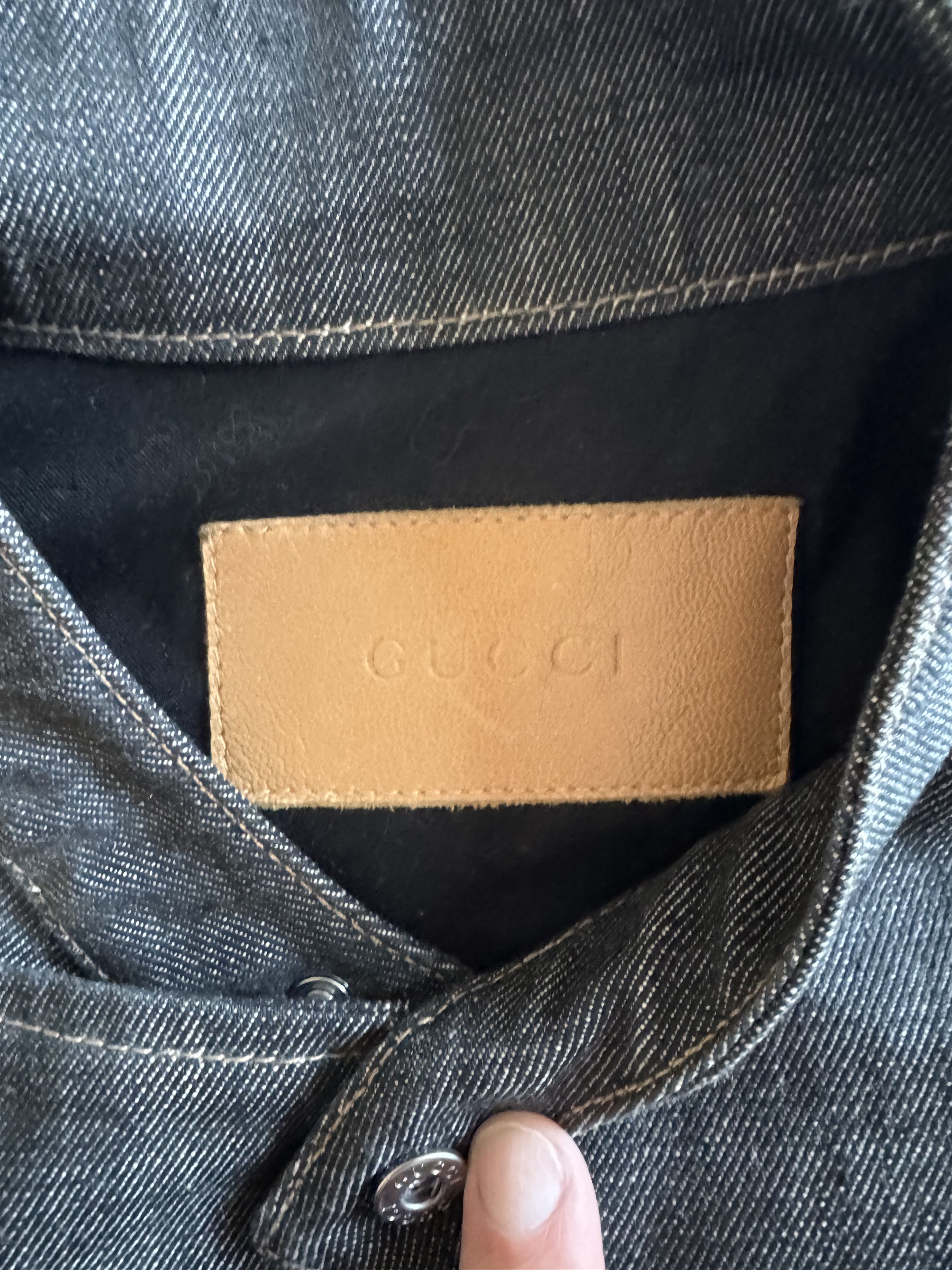 Gucci Gucci Vintage Denim Biker Jacket Size 48 – Tom Ford Era Size US M / EU 48-50 / 2 - 3 Thumbnail