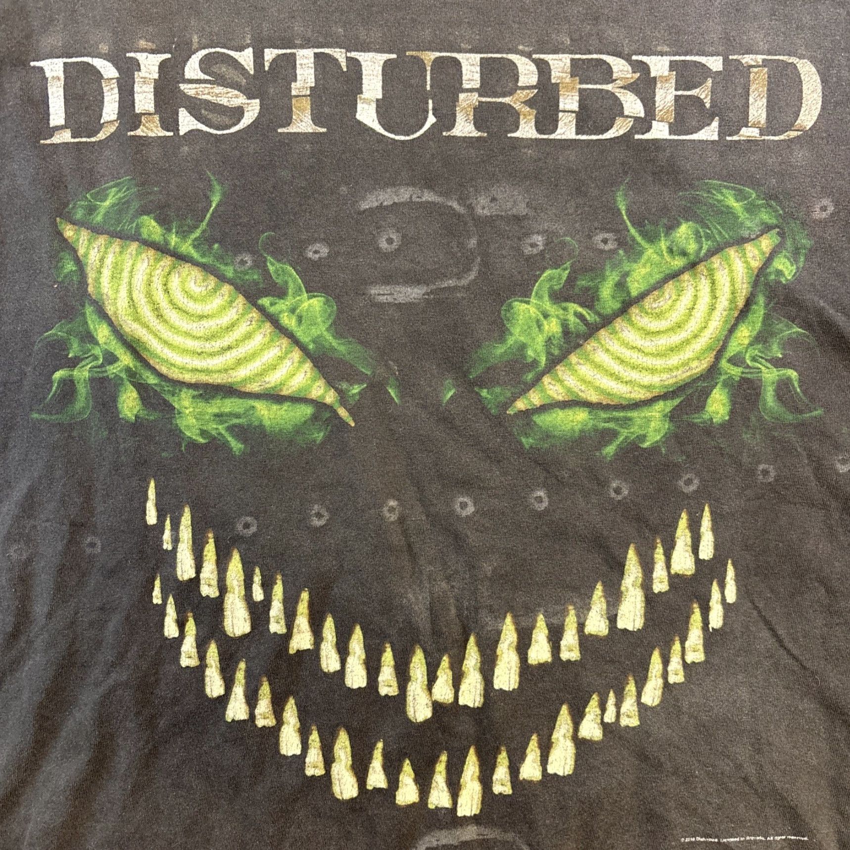 Hanes 2010 Disturbed Asylum Band T Shirt Hanes Black AOP Graphic XL Metal The Guy Mens XL Black Disturbed Asylum Band Shirt Hanes AOP Graphic XL Mens Size US XL / EU 56 / 4 - 2 Thumbnail
