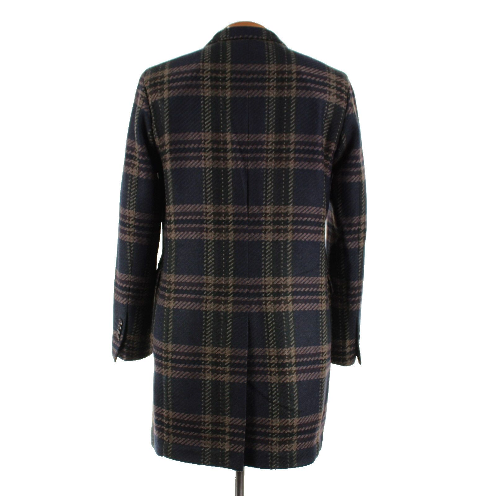 Luciano Barbera Luciano Barbera Coat Size M US In Blue Wool Blend Size US M / EU 48-50 / 2 - 5 Thumbnail
