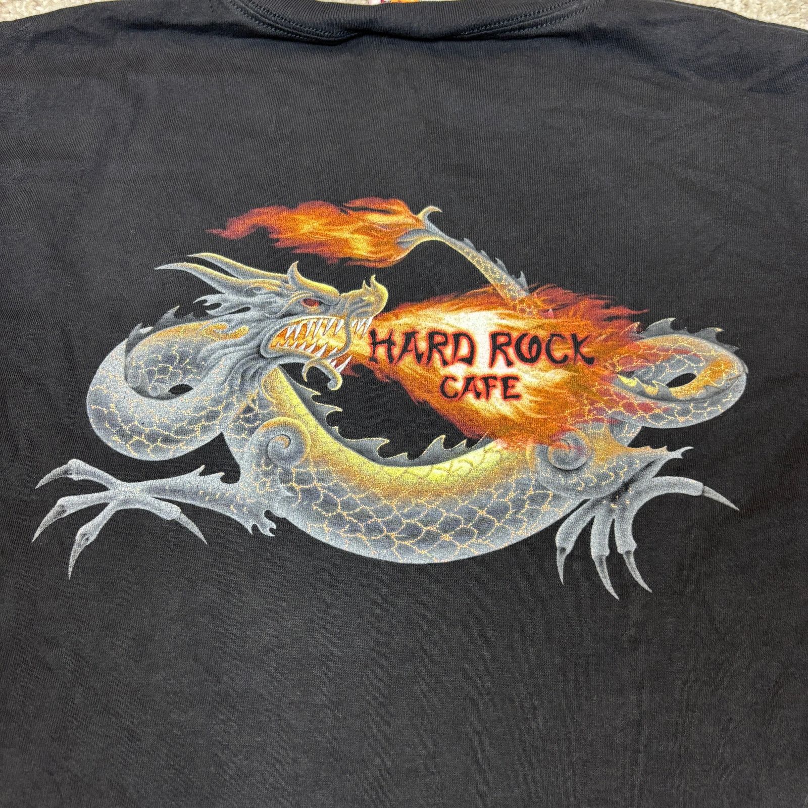 Hard Rock Cafe Vintage y2k Hard Rock Cafe Orlando Dragon Fire Shirt Large Size US L / EU 52-54 / 3 - 5 Thumbnail