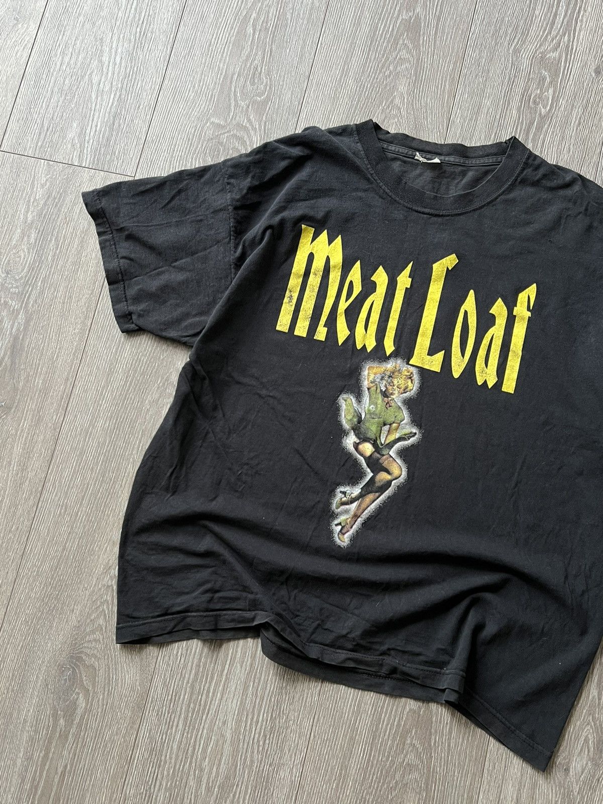 Band Tees × Vintage Vintage 💥 Meat Loaf Band Tee T-Shirt RARE Size US XL / EU 56 / 4 - 4 Thumbnail