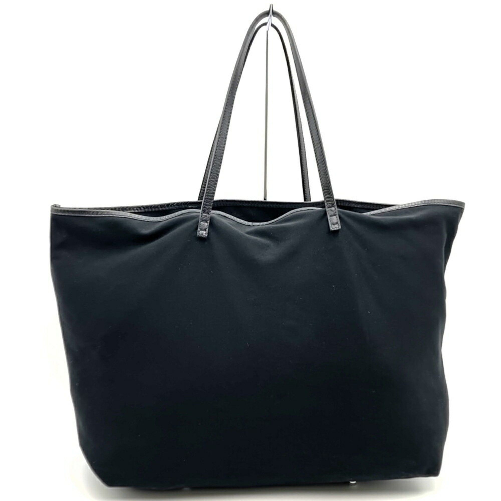Fendi Tote Bag Handbag Shoulder Nylon Canvas Leather Black Women's Itnlt61Wbc00