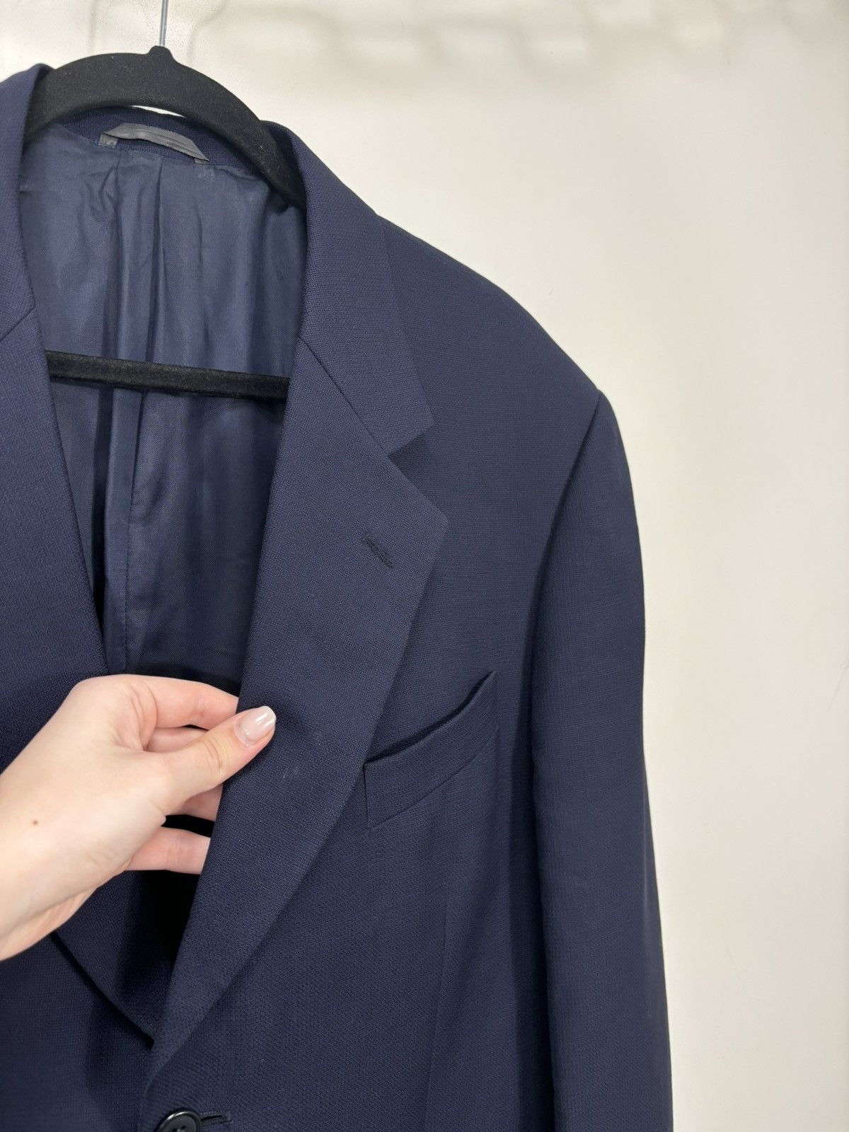 Missoni Vintage Missoni Example Navy Luxury Wool Blazer Jacket Size 46R - 5 Thumbnail
