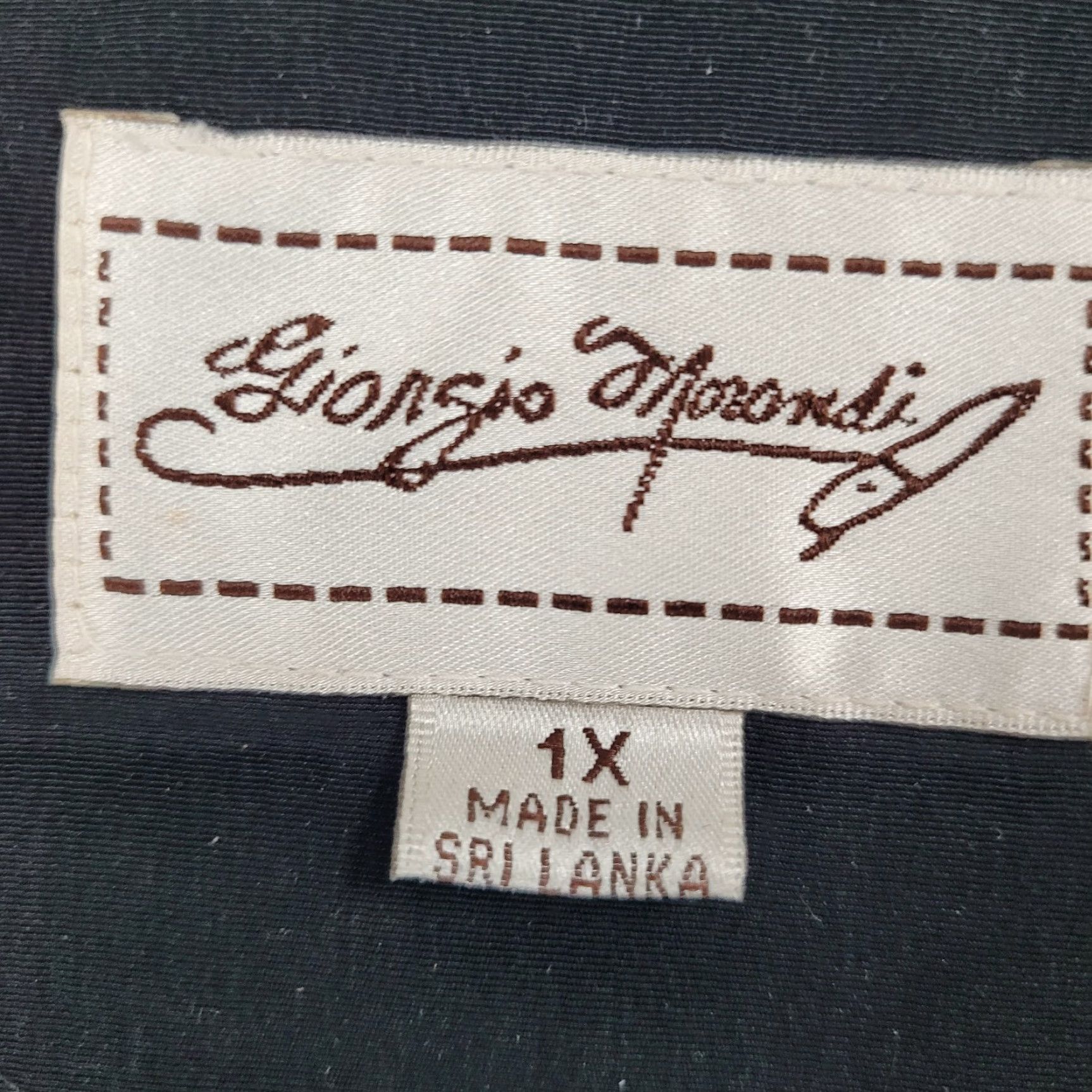 Vintage VTG Giorgio Morandi Black Gold Snap Full Zip Pockets Lined Collared Jacket 1X Womens Black Gold Snap Full Zip Pockets Lined Collared Jacket 1X Size XL / US 12-14 / IT 48-50 - 3 Thumbnail