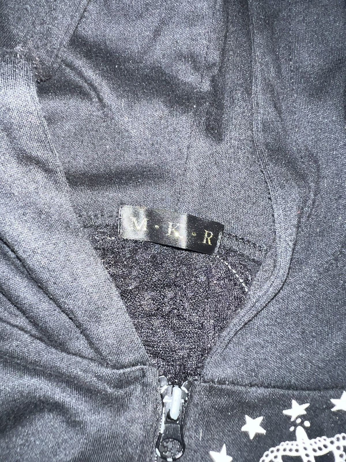 Japanese Brand Skull mesh goth hoodie zip ♣️☠️ Size S / US 4 / IT 40 - 9 Thumbnail