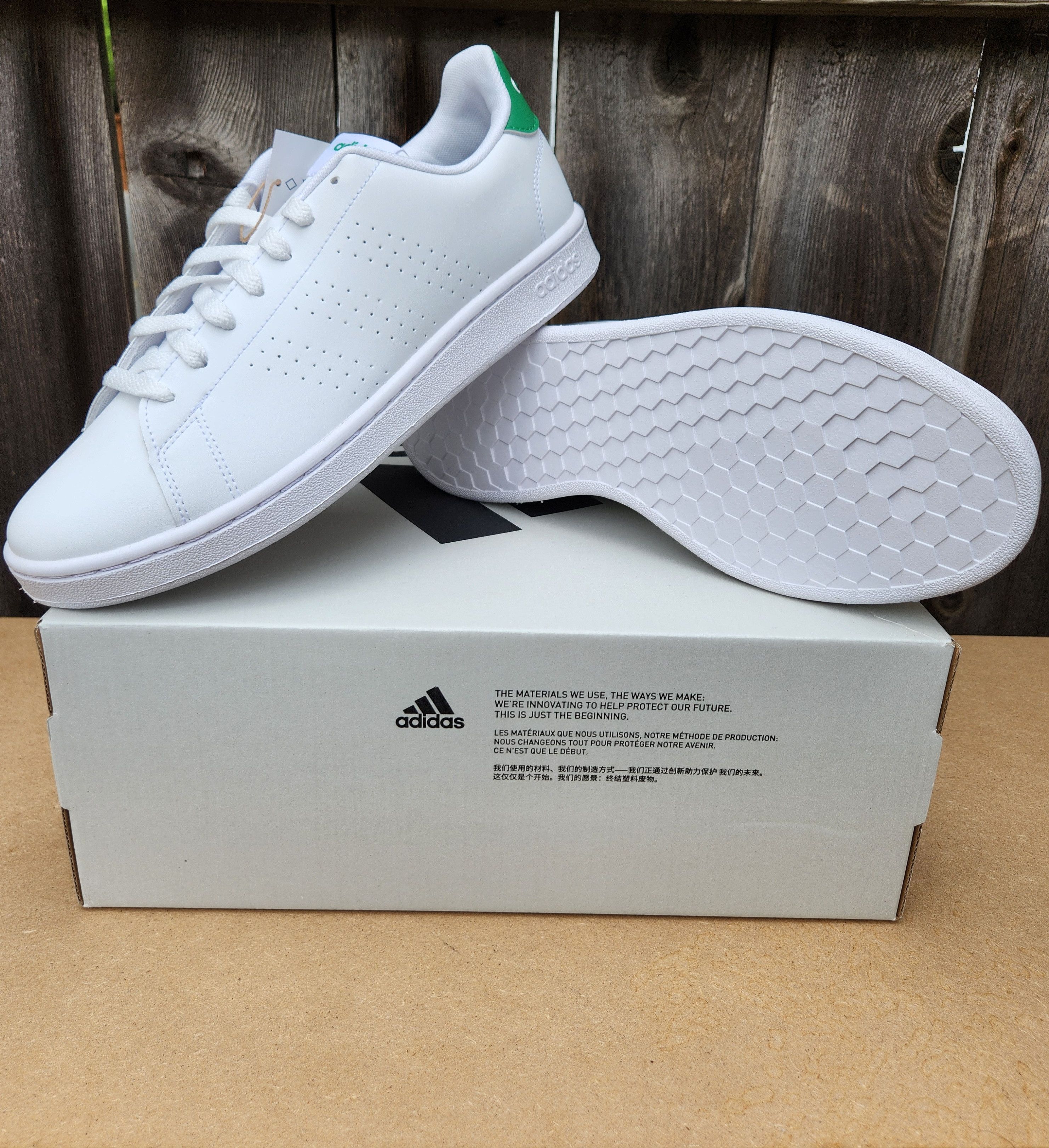 Adidas Cloudfoam Advantage Tennis Shoe Sneakers Men's