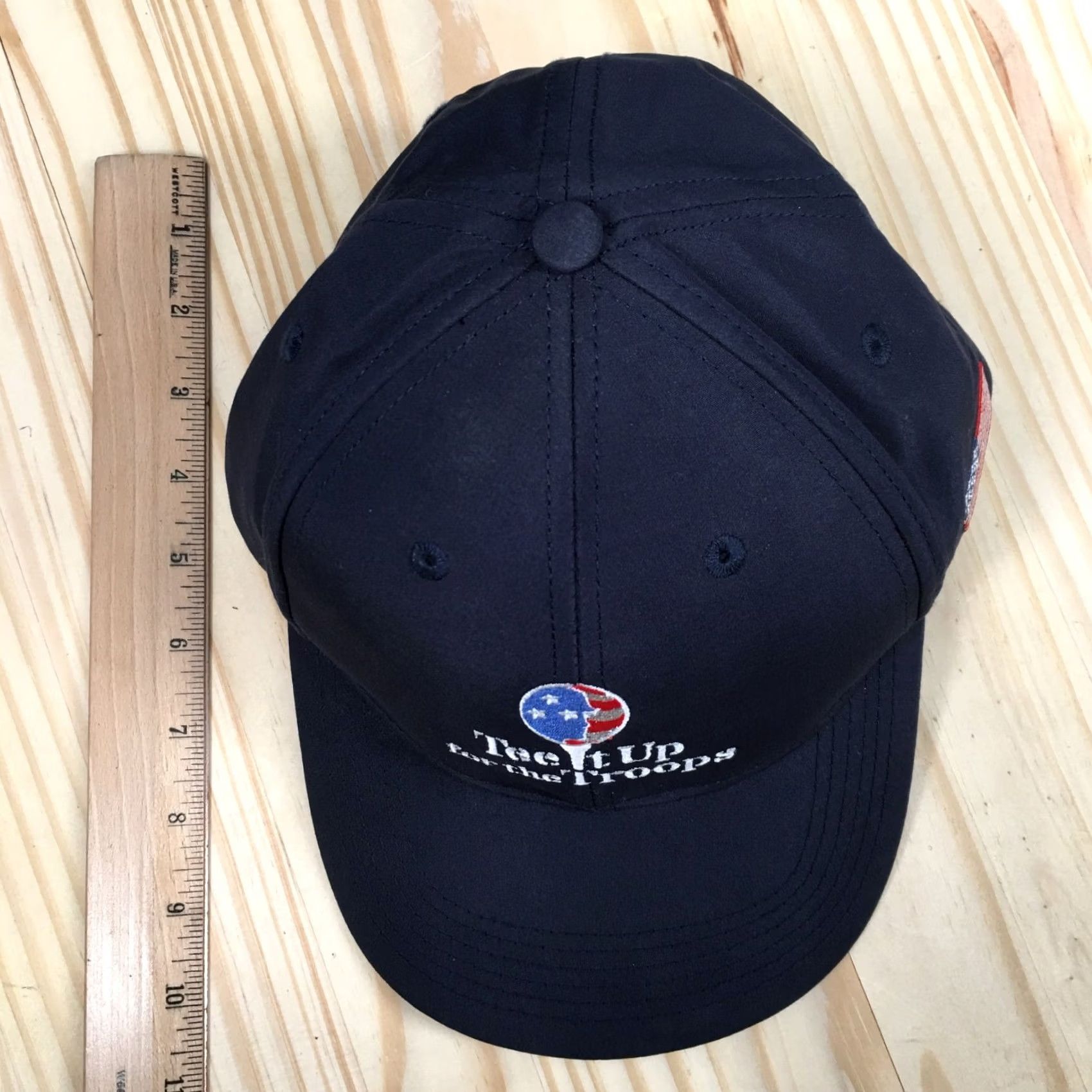 Imperial Baseball Cap Tee Ut Up For The Troops Unisex Blue OS Adjustable Curved Brim Size ONE SIZE - 4 Thumbnail