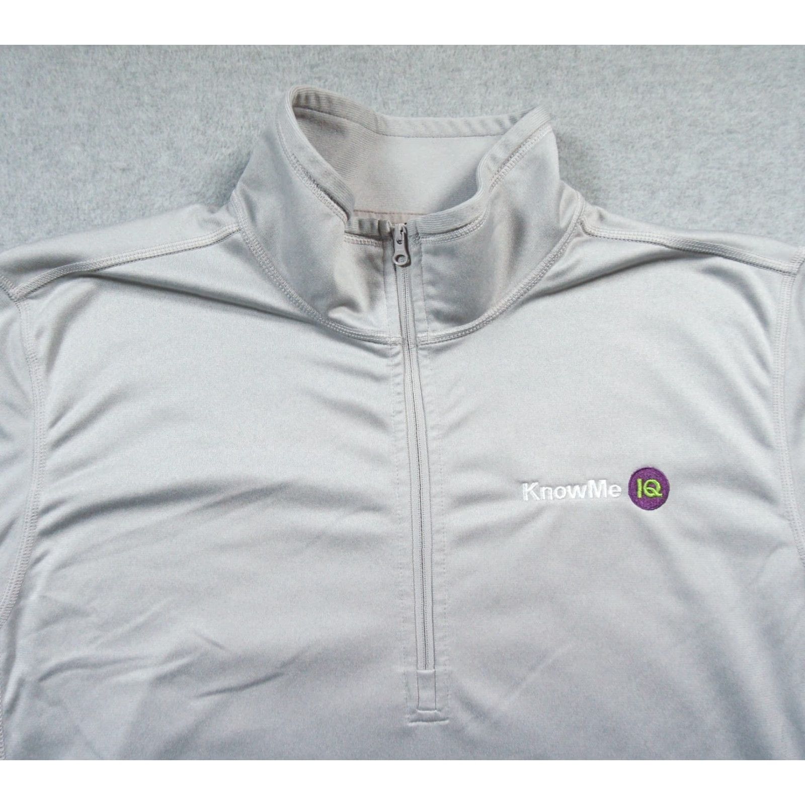 The North Face The North Face Sweater Mens Large Gray Quarter Zip Tech Fleece Pullover Outdoors Size US L / EU 52-54 / 3 - 2 Thumbnail