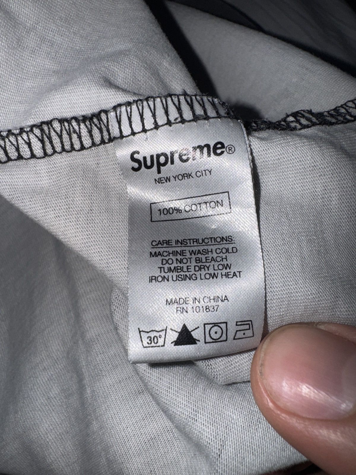 Supreme Supreme World Class Washed Long Sleeve Shirt Size US XL / EU 56 / 4 - 8 Thumbnail
