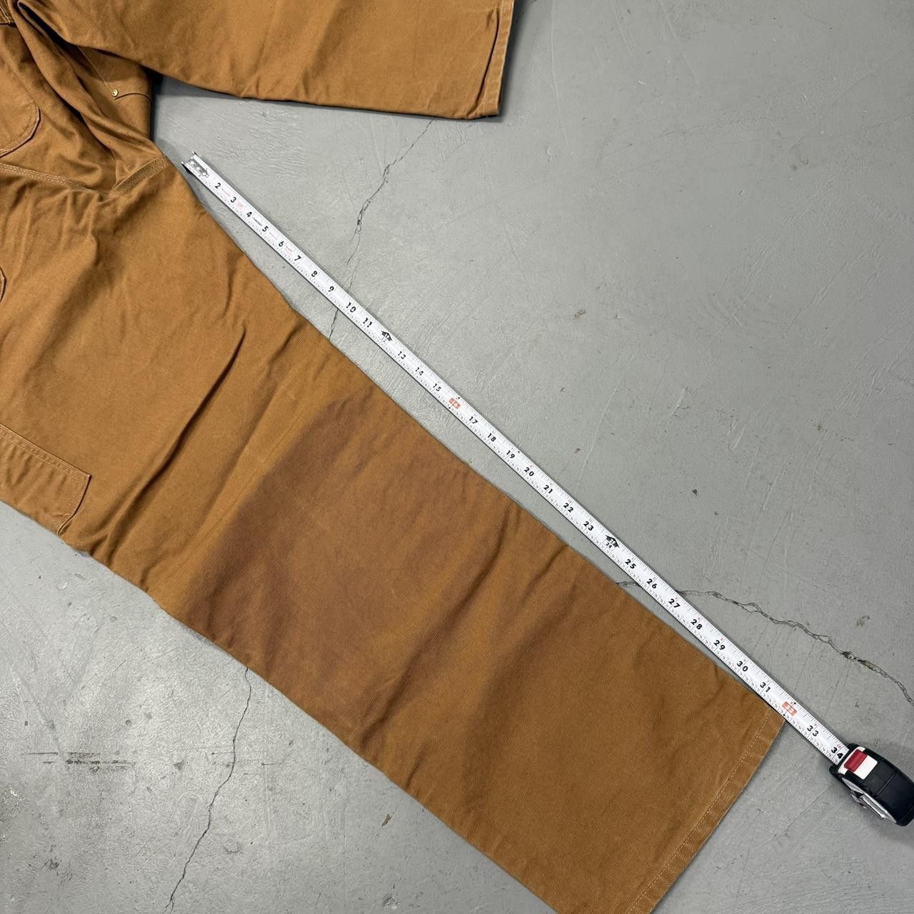 Carhartt Carhartt B01 BRN Double Knee Canvas Work Pants Tan 40 x 32 Size US 40 / EU 56 - 6 Thumbnail