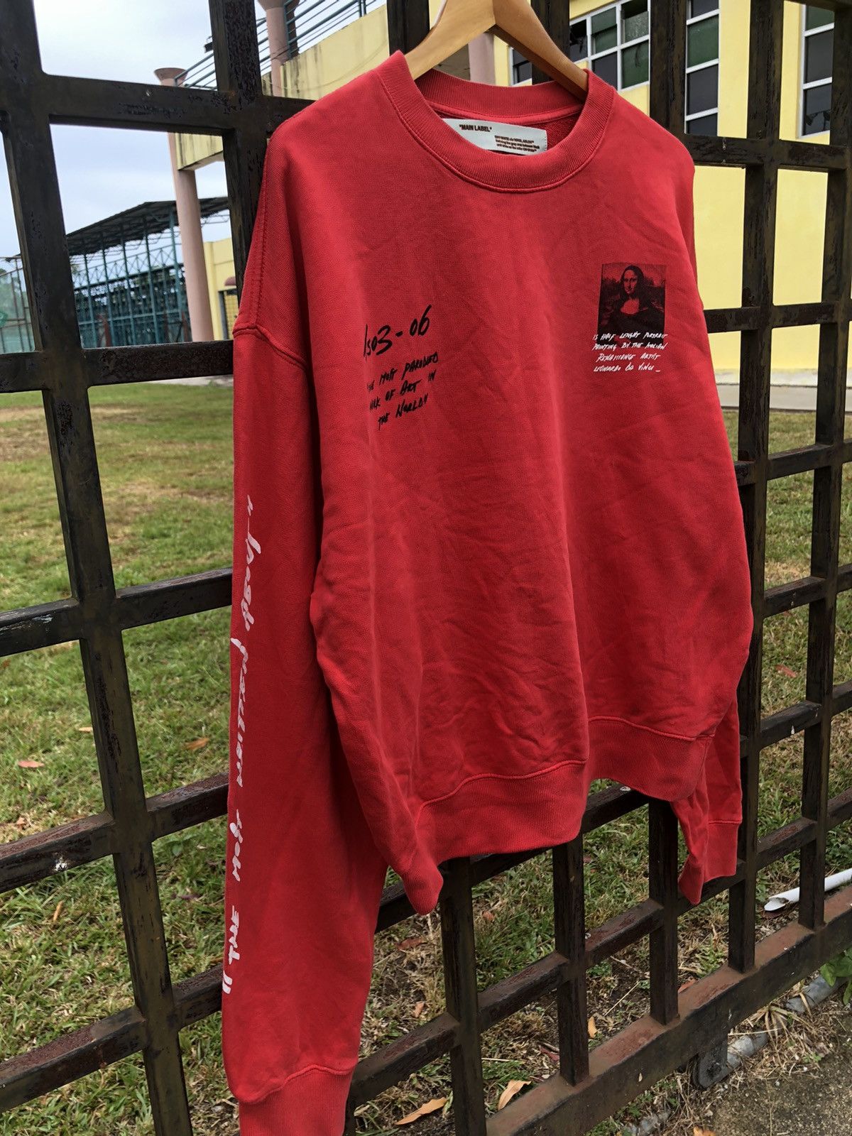 Off-White Virgil Abloh MCA Figure OF Speech OFF-WHITE Monalisa Sweater Size US M / EU 48-50 / 2 - 9 Thumbnail