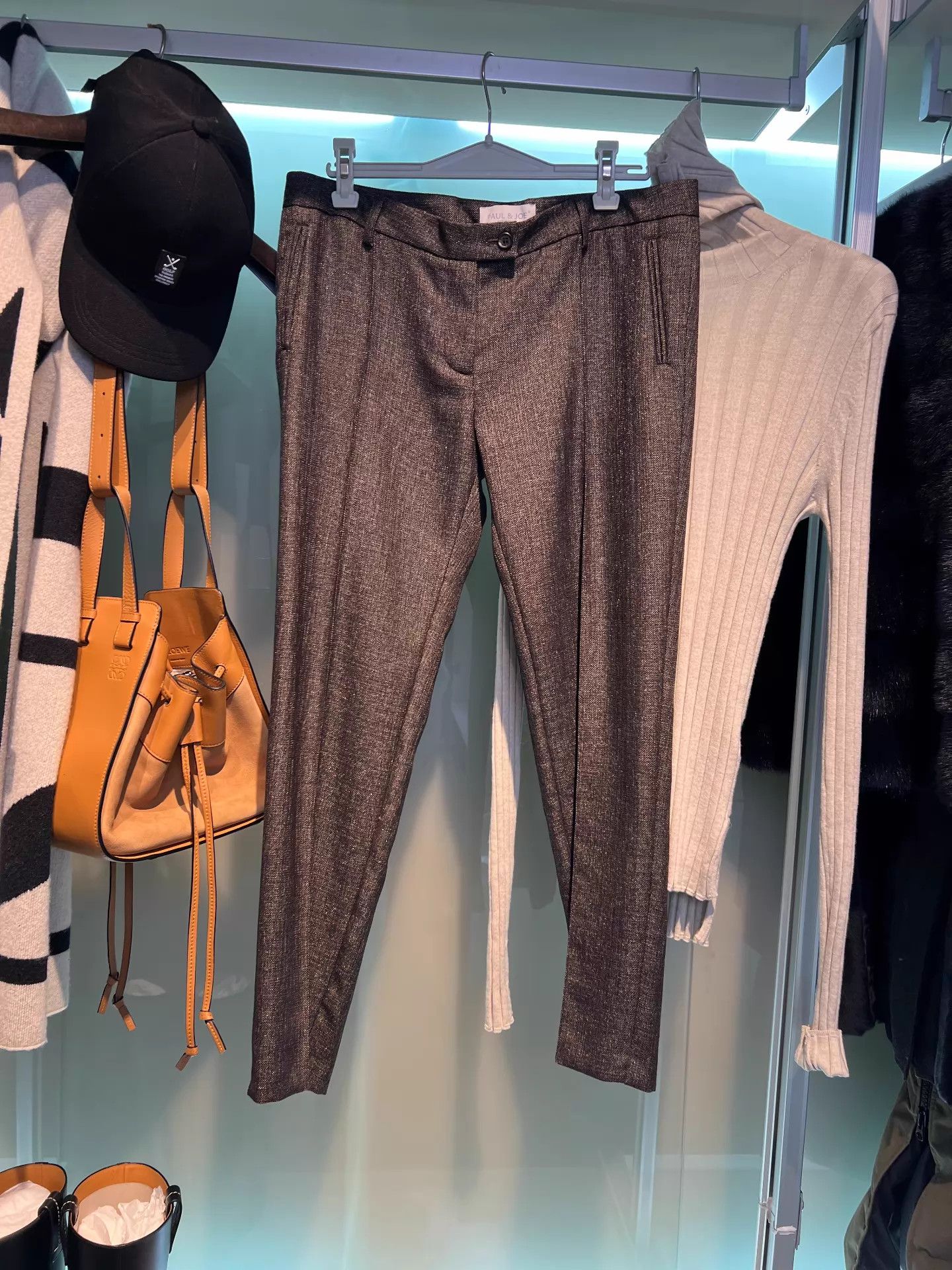 Paul & Joe Paul & Joe 81% Wool Metallic Trousers 42 New Size 28" / US 6 / IT 42 - 2 Thumbnail