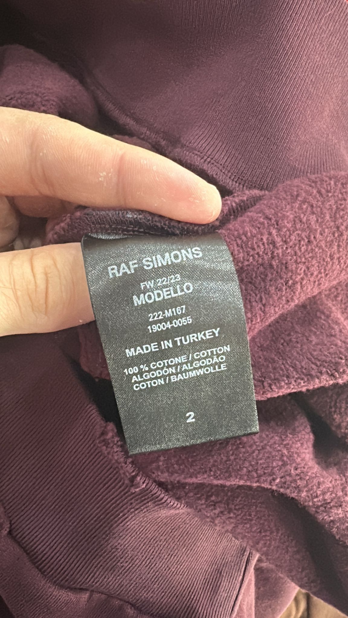Raf Simons CC000021 The Detached Sweatshirt in Brown Size US L / EU 52-54 / 3 - 10 Thumbnail
