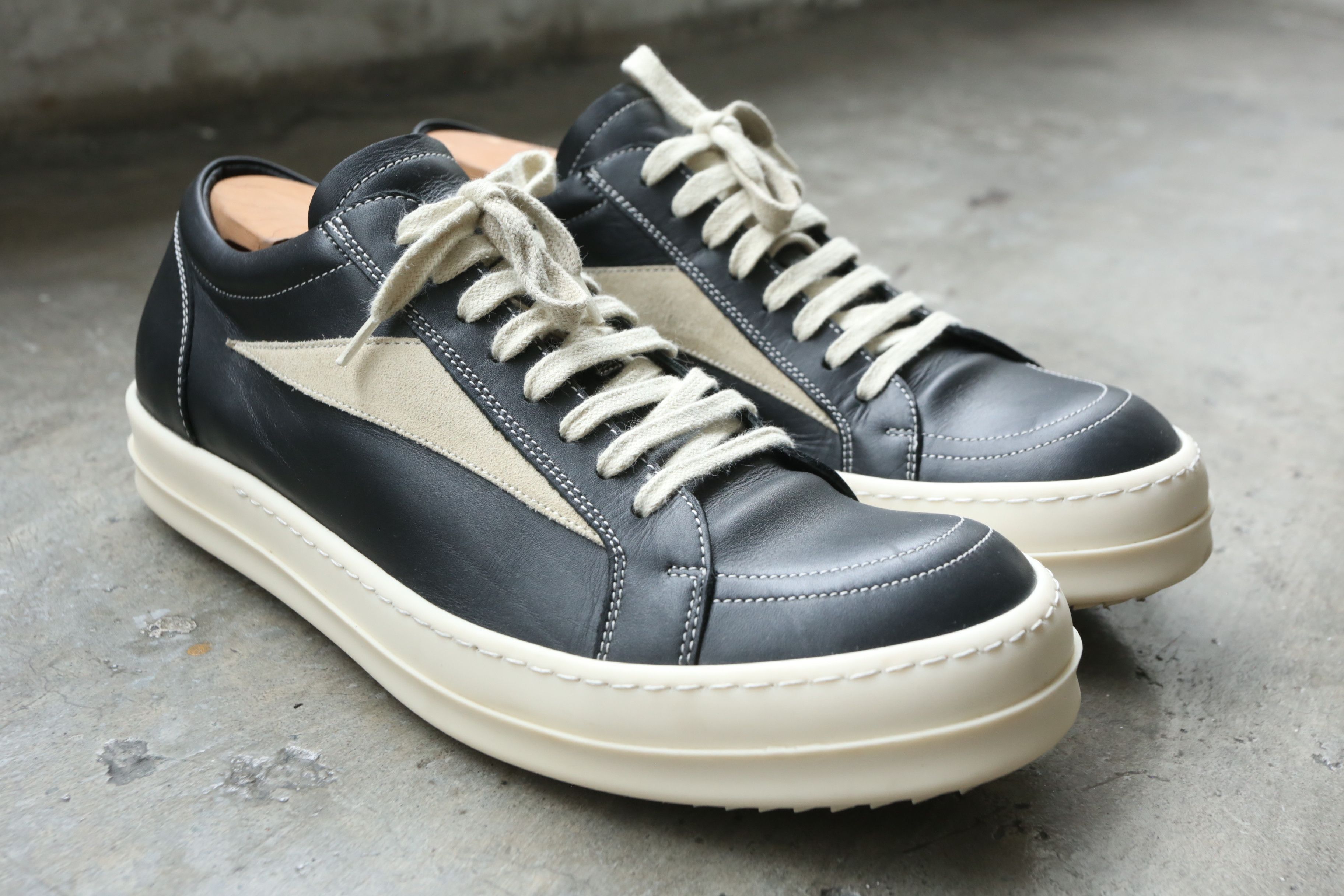 Rick Owens RICK OWENS VANS FW22 STROBE VINTAGE SNEAKERS | Grailed