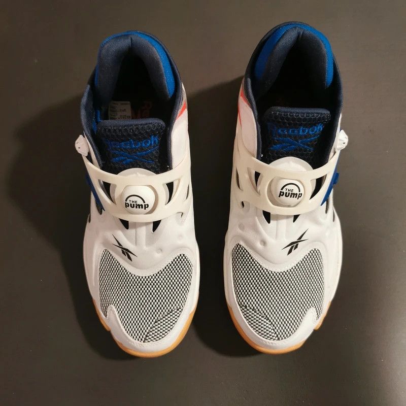 Reebok Reebok Pump Court Trainers - Size UK 7 / US 8 Navy Red White Size US 8 / EU 41 - 6 Thumbnail