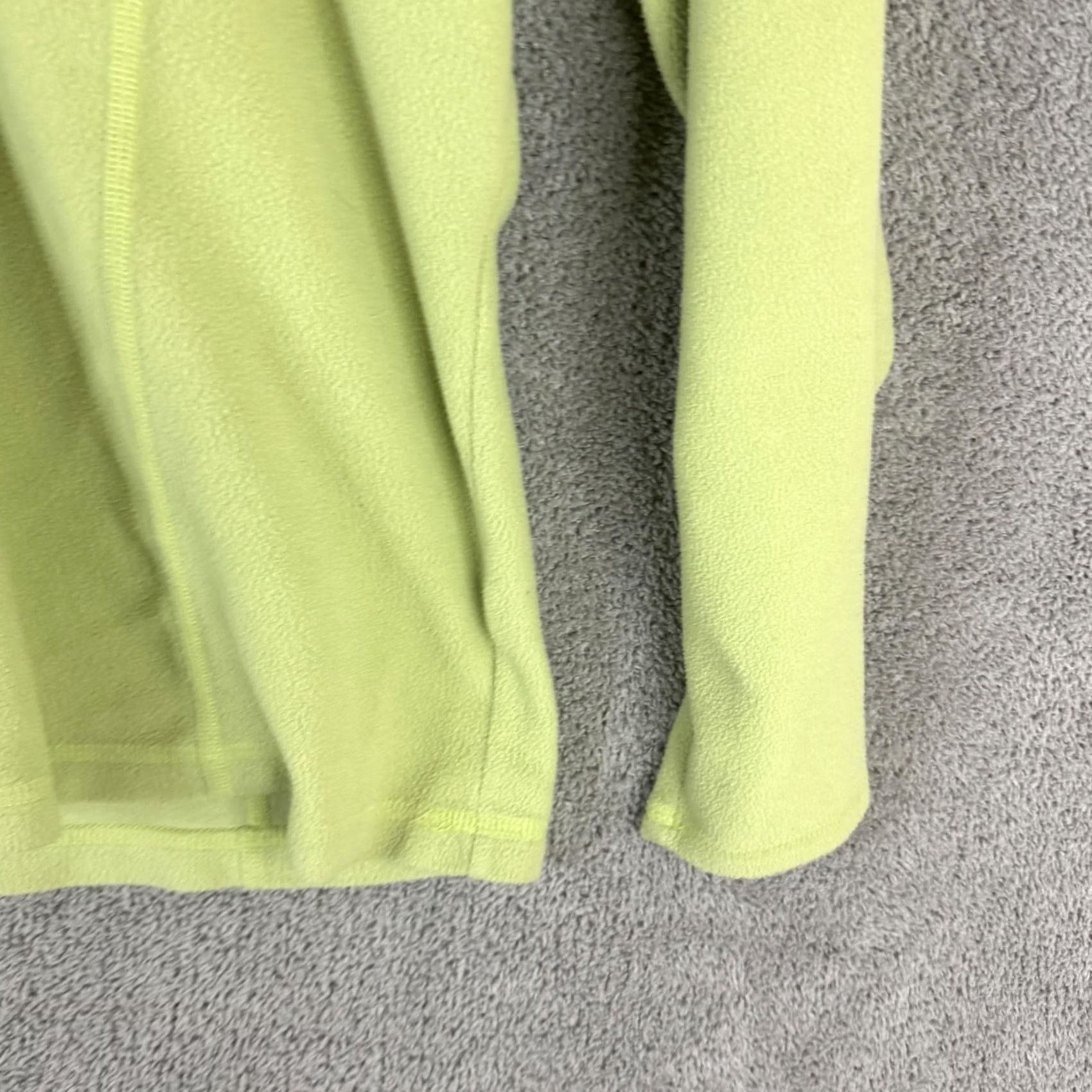 Vintage L.L.Bean Fleece Jacket Womens Large Green 1/4 Zip Pullover Soft Warm Outdoor Jacket Womens L Green 1/4 Zip Fleece Lightweight Casual Travel Size L / US 10 / IT 46 - 3 Thumbnail