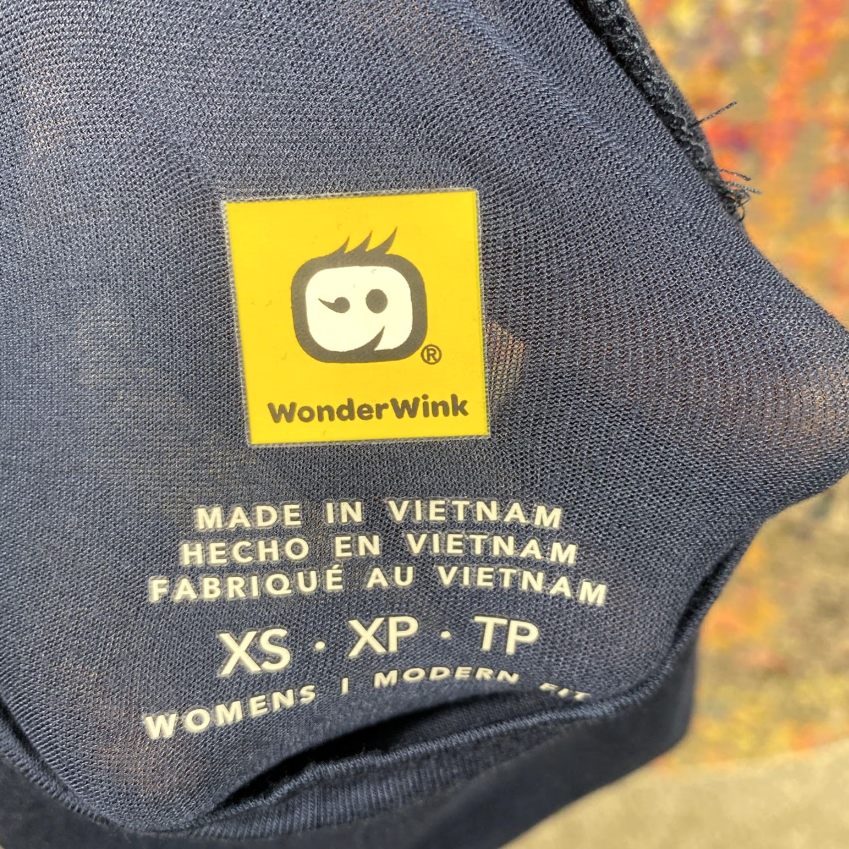 Vintage WonderWink Layers Long Sleeve Shirt Womens XS Navy Mock Neck Pullover Workwear T-Shirt Basic Moisture Wicking Stretch Size XS / US 0-2 / IT 36-38 - 6 Thumbnail