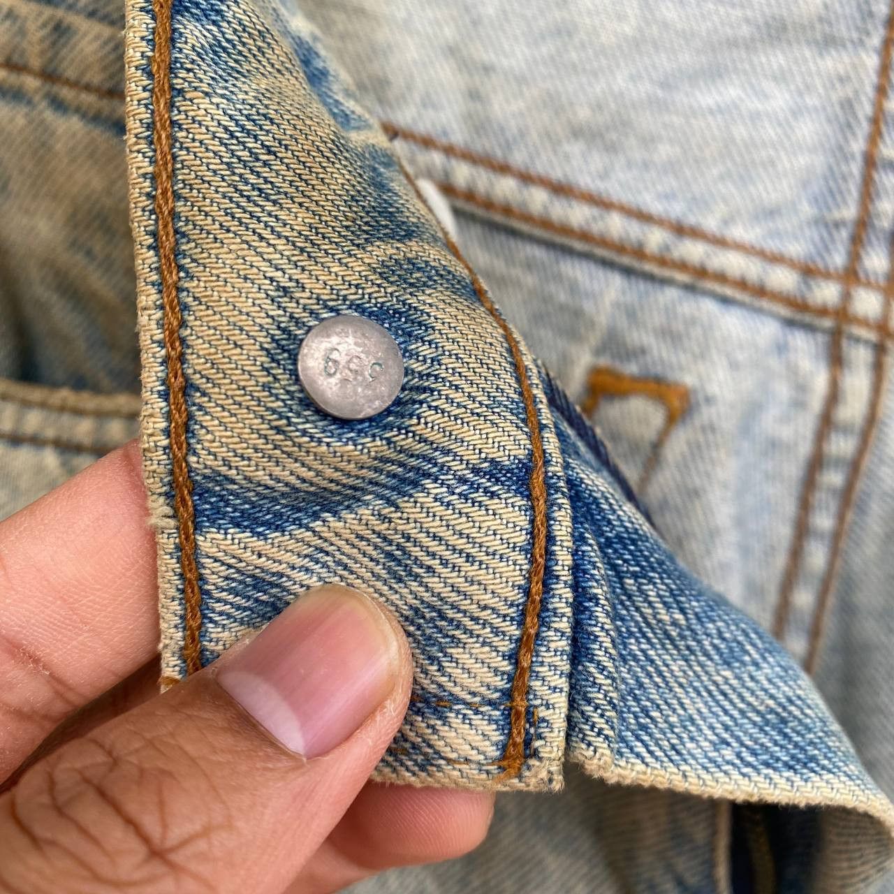 Levi's × Vintage SUPER CRAZY DIRTY VINTAGE LEVIS 1989 DENIM LOT 606 BJ07-10 Size US 28 / EU 44 - 7 Thumbnail