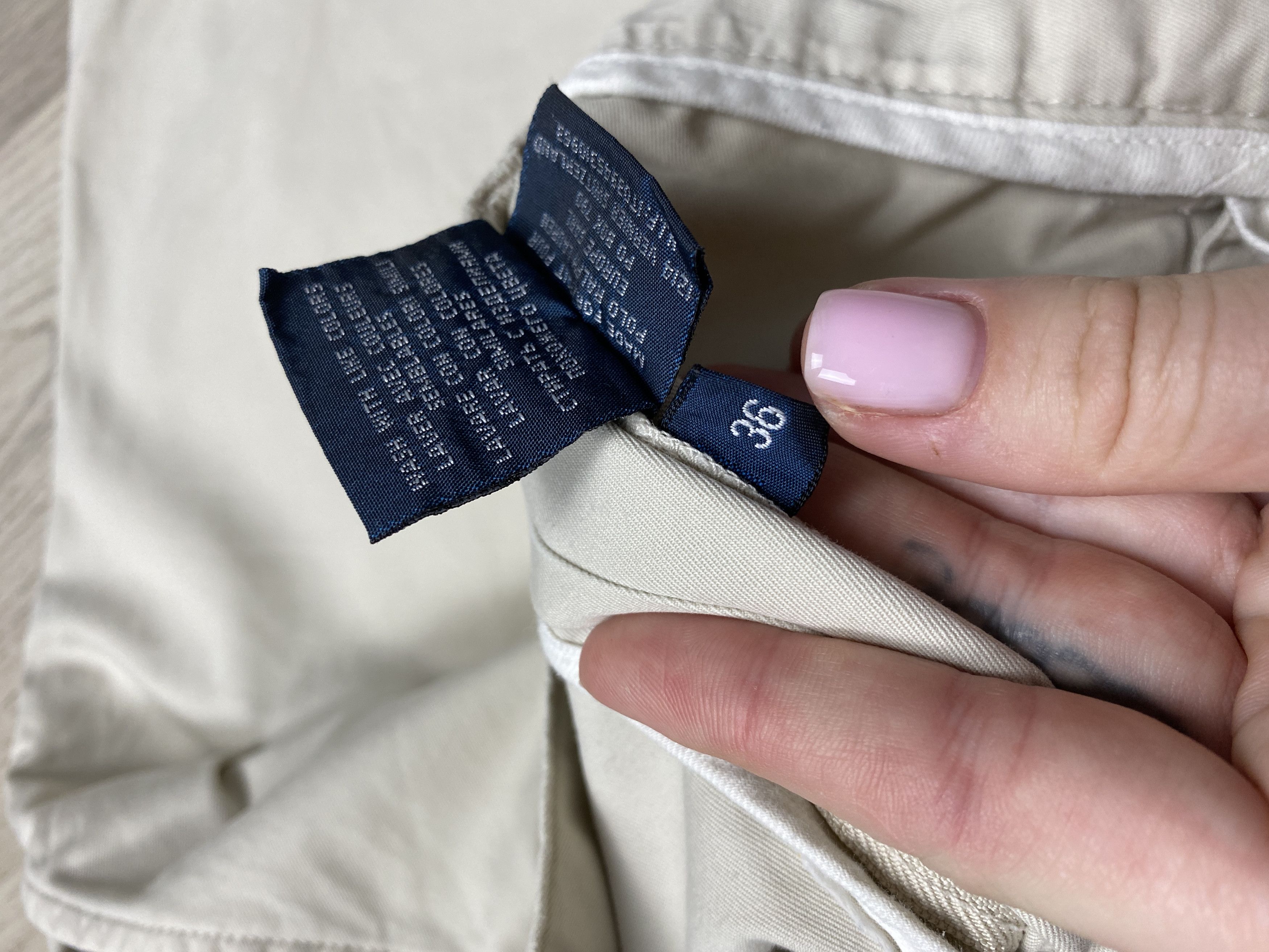 Polo Ralph Lauren × Ralph Lauren × Vintage Polo Ralph Lauren Vintage Mens Prospect Chino Shorts Size US 36 / EU 52 - 8 Thumbnail