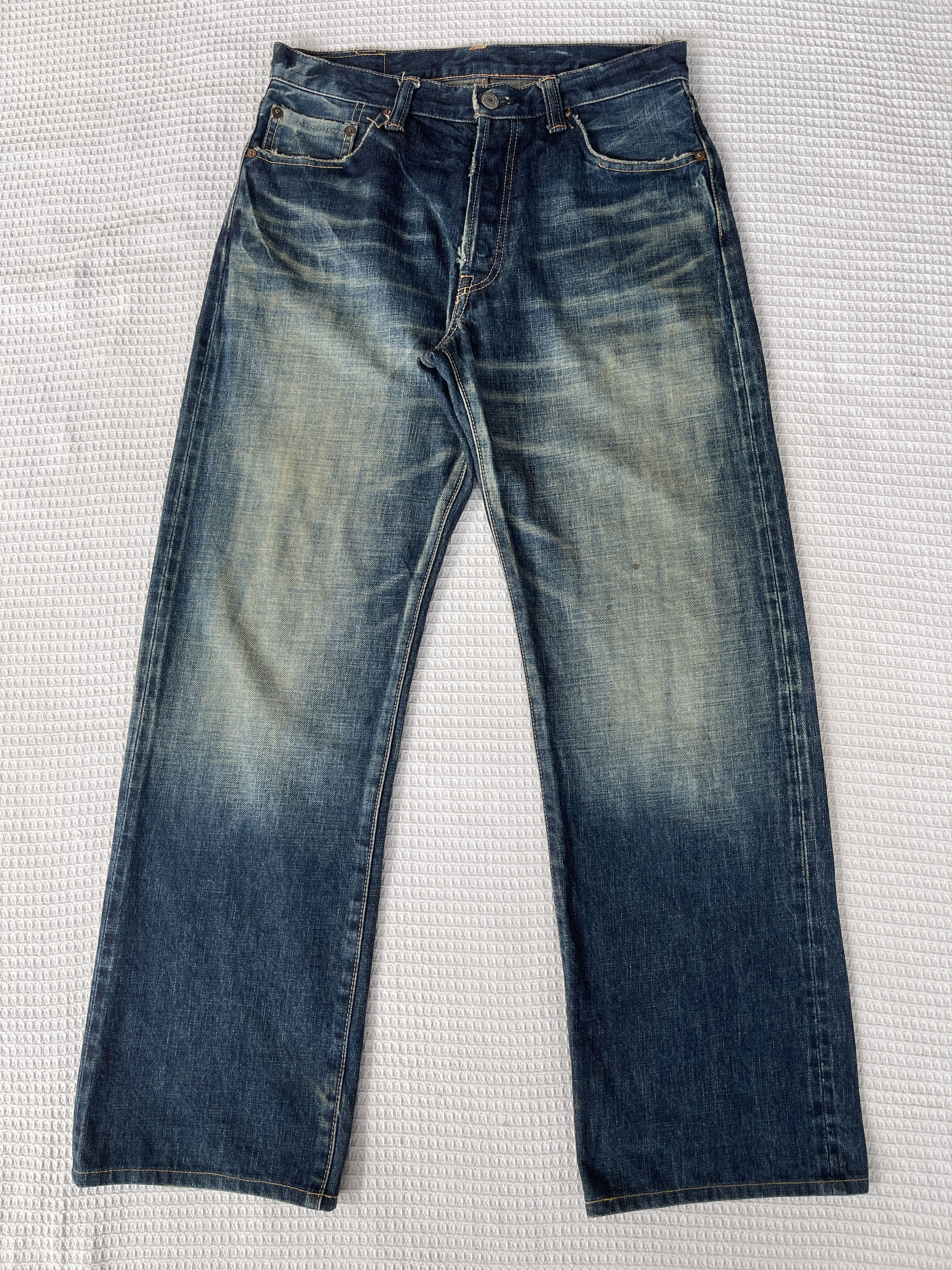 Eternal Last Drop🔥Rare🔥Vintage ETERNAL JAPAN Selvedge Denim Jeans Size US 31 - 5 Thumbnail