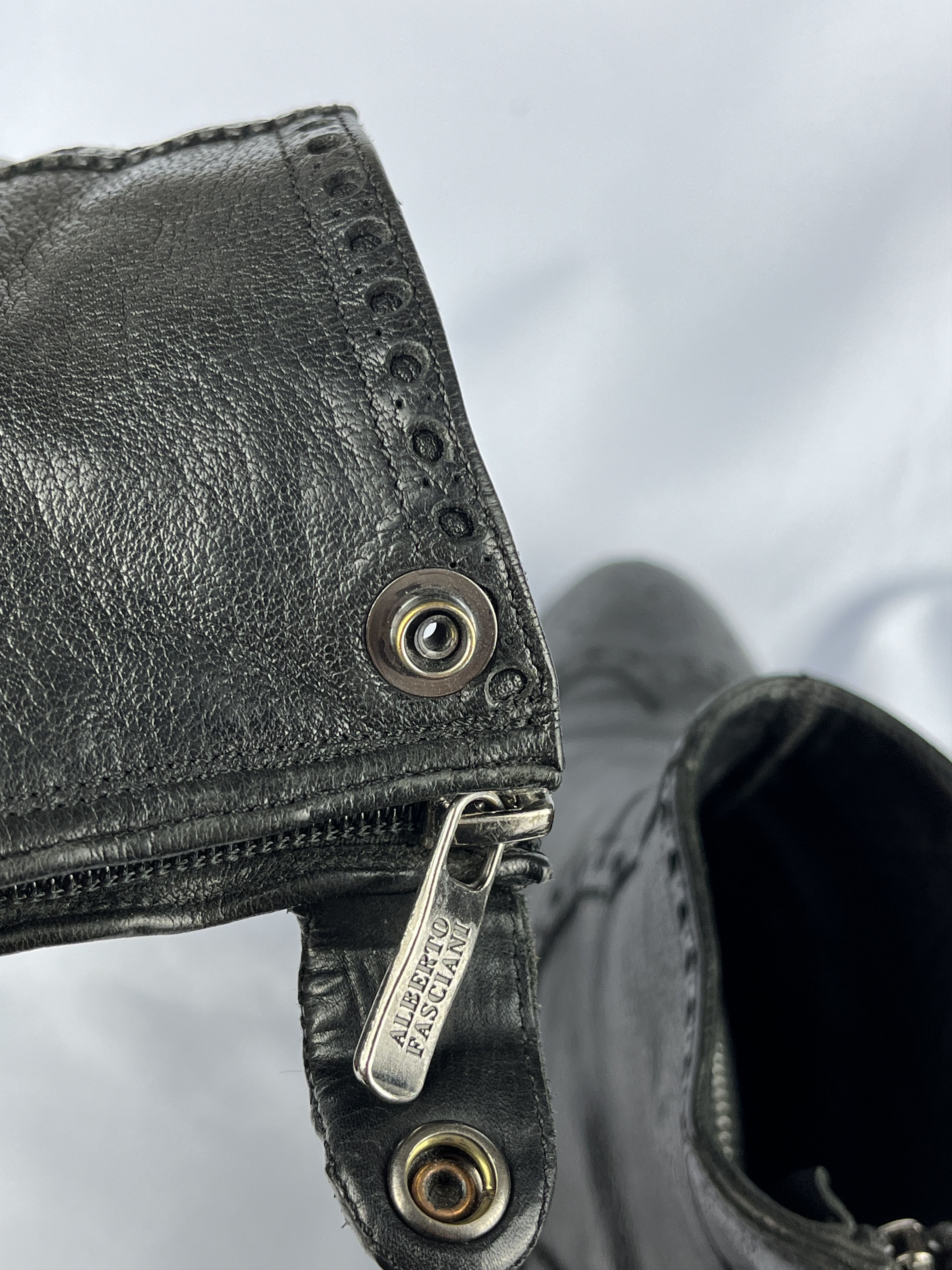 Alberto Fasciani × Leather Alberto Fasciani Ankle Zip Leather Boots Size 39.5 UK 5.5 Size US 6.5 / EU 39-40 - 7 Thumbnail