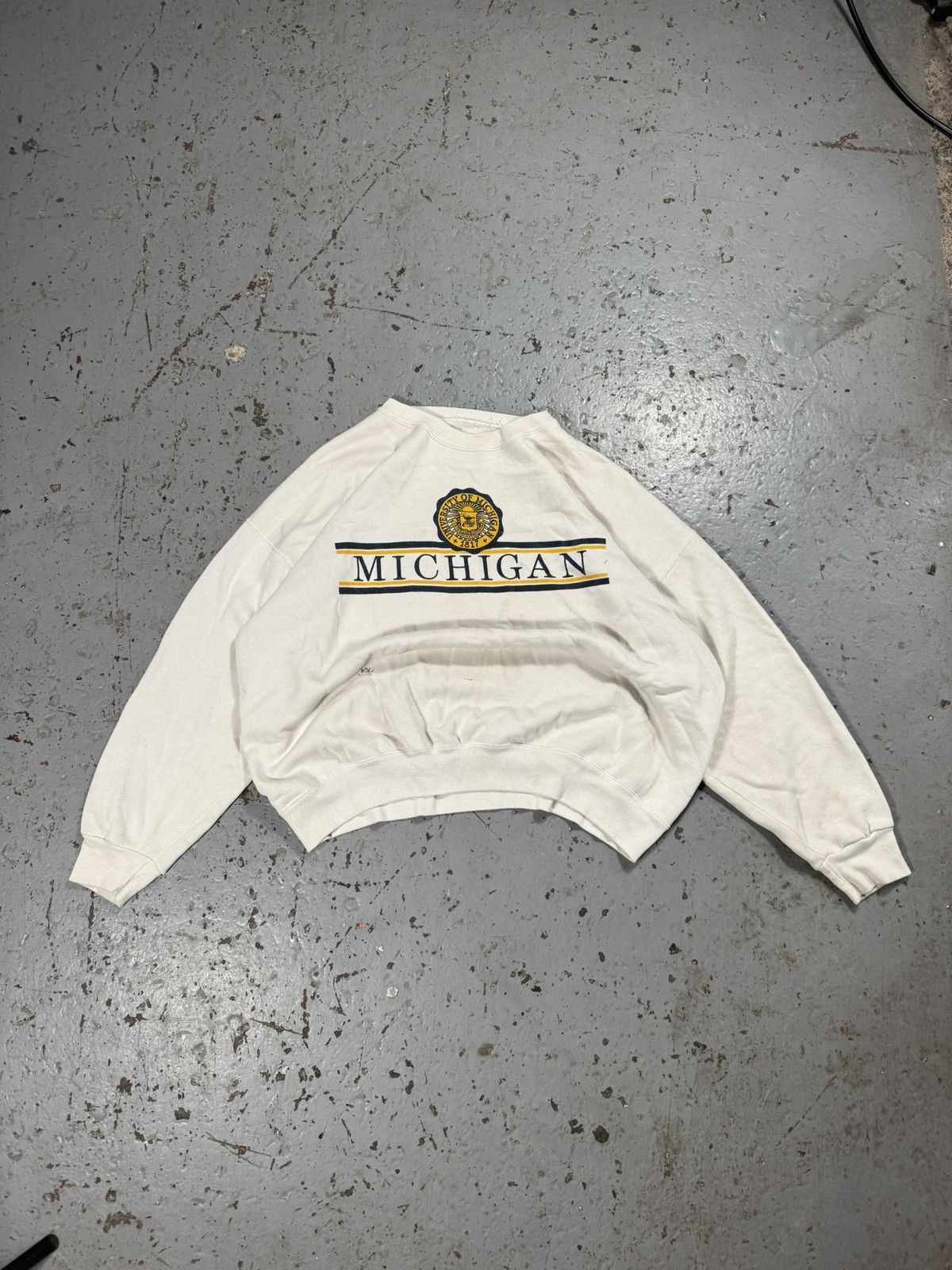 NCAA Vintage Michigan State Distressed Sweater Size US L / EU 52-54 / 3 - 1 Thumbnail