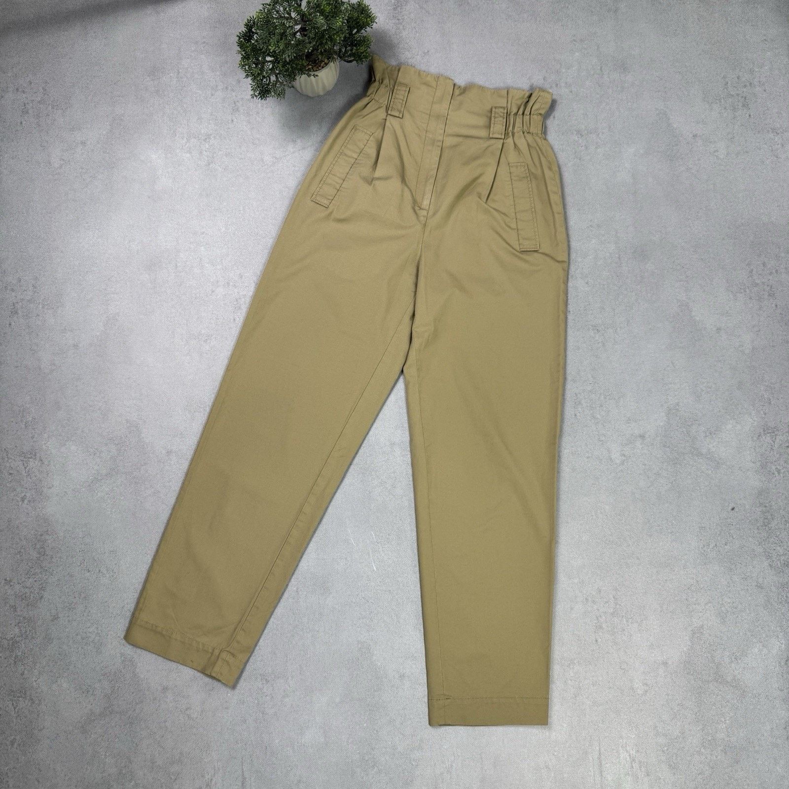 Sandro Sandro Women Chino Pants Cotton Beige Size 34 Size 25" / US 0 / IT 36 - 1 Thumbnail