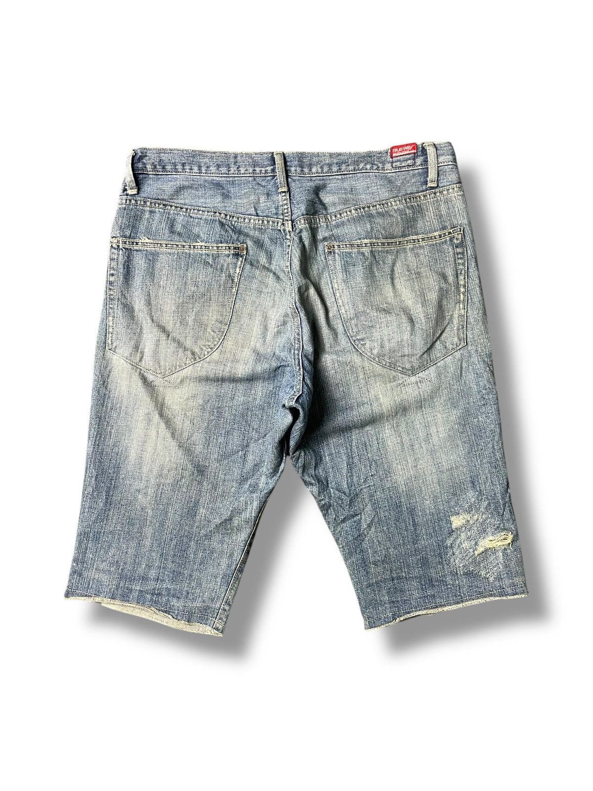 Japanese Brand Japanese Brand Blue Way Short Jeans (5) Size US 36 / EU 52 - 6 Thumbnail