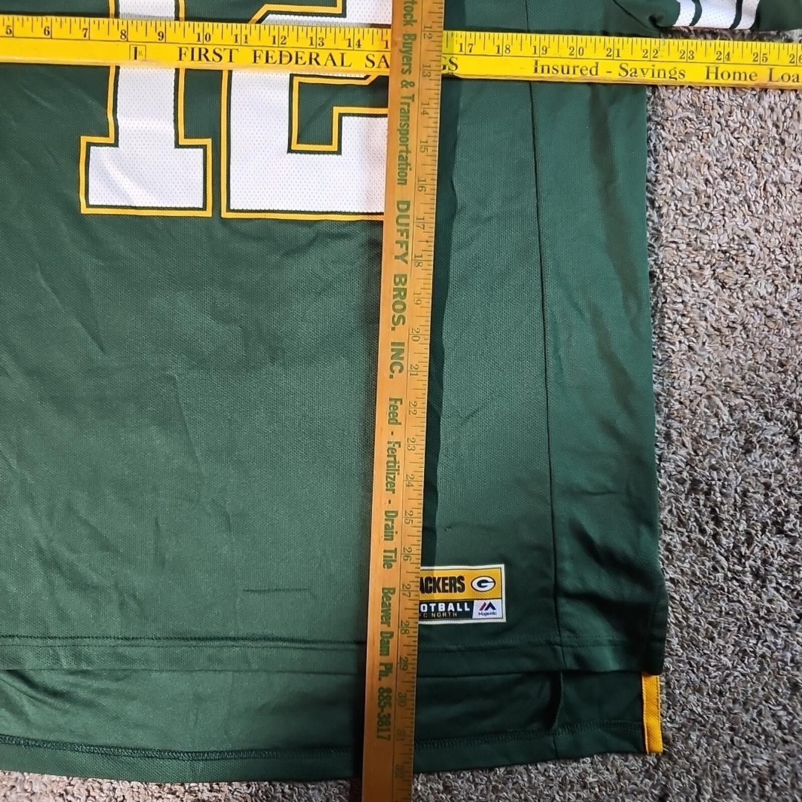 Majestic Aaron Rodgers GreenBay Packers Majestic Jersey Style L Shirt Size ONE SIZE - 6 Thumbnail
