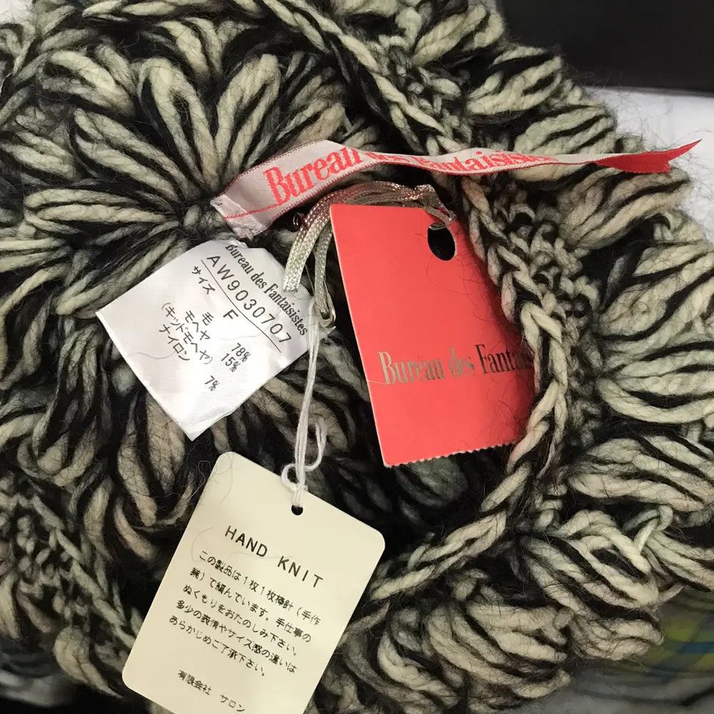 Japanese Brand Bureau Des Fantaisistes Knit Beanie Hat Size ONE SIZE - 7 Thumbnail